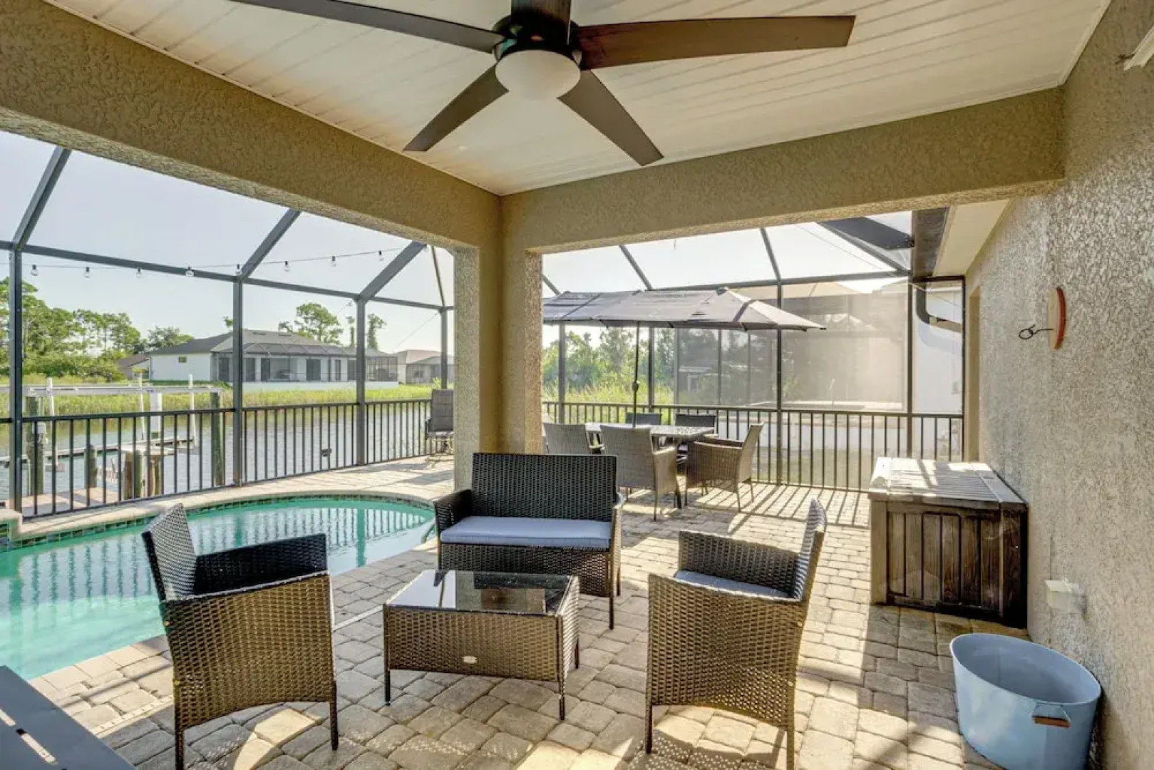 Port Charlotte Oasis w/ Boat Dock: Relax Poolside!