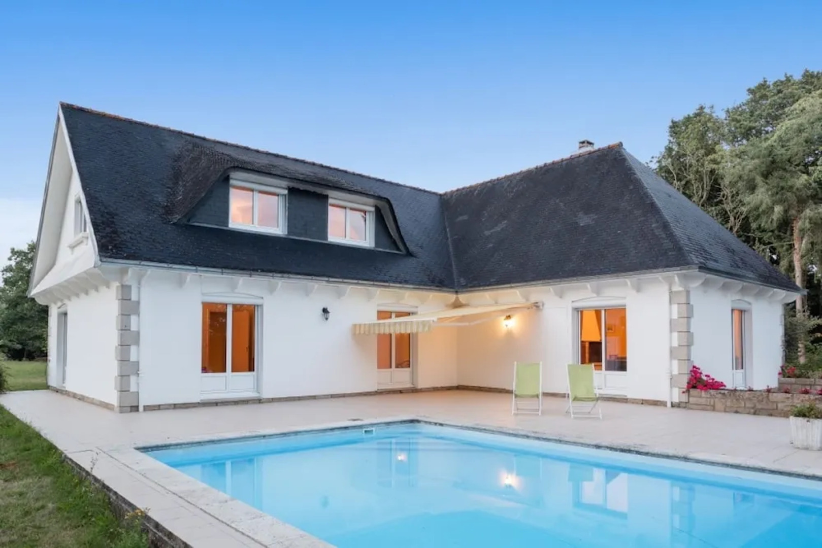 Villa With 5 Bedrooms in Concarneau, With Private Pool, Furnished Gard