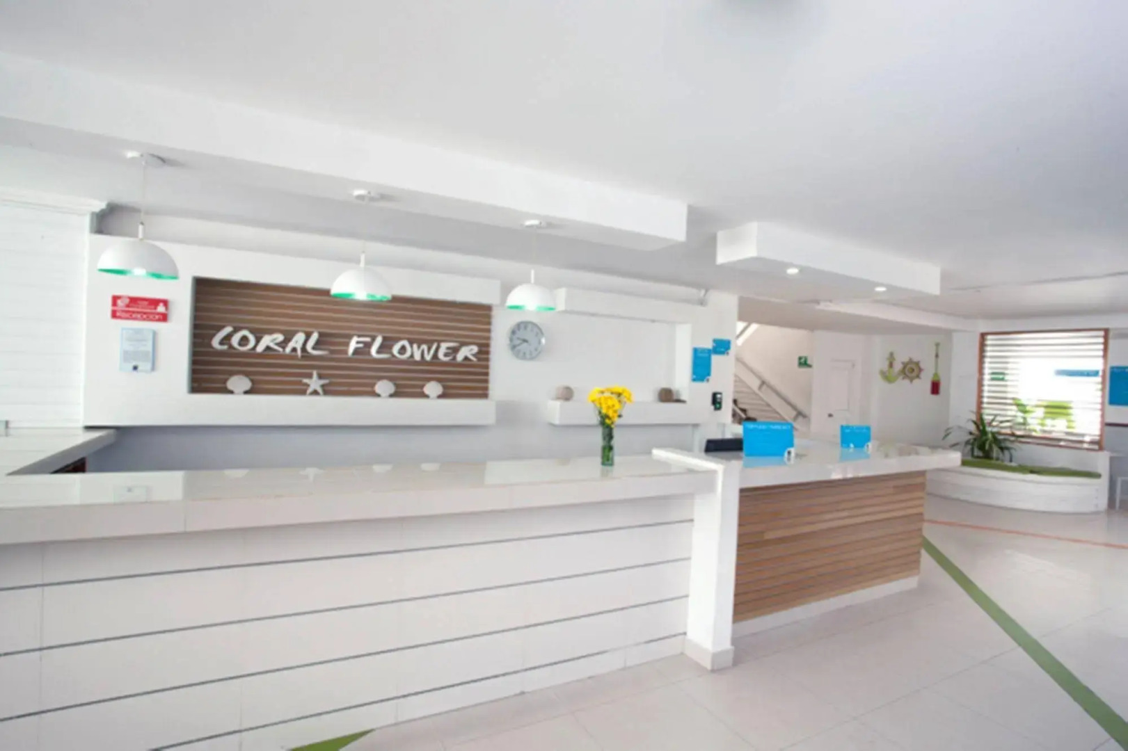 On Vacation Coral Flower