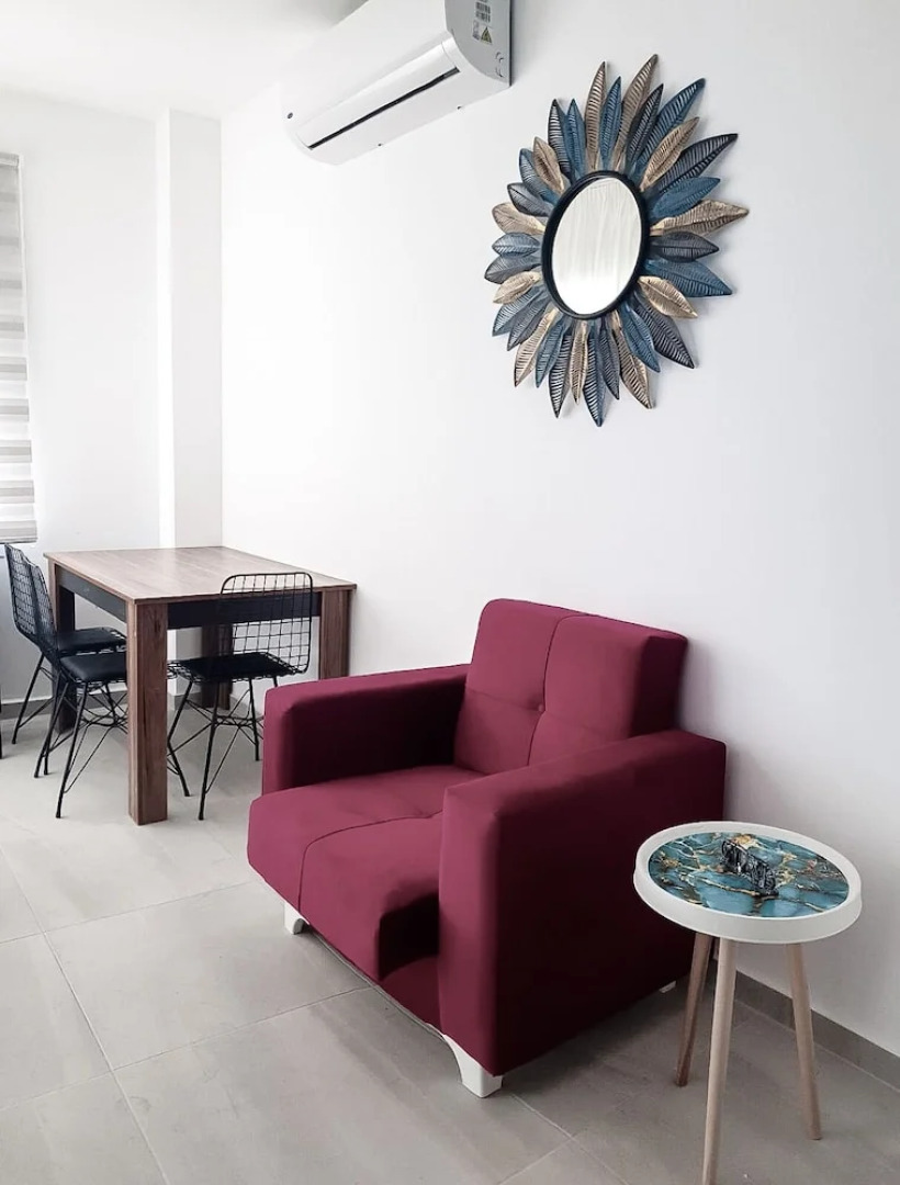 One bed Room Apartment Paradise Beach Front in Nice Residence