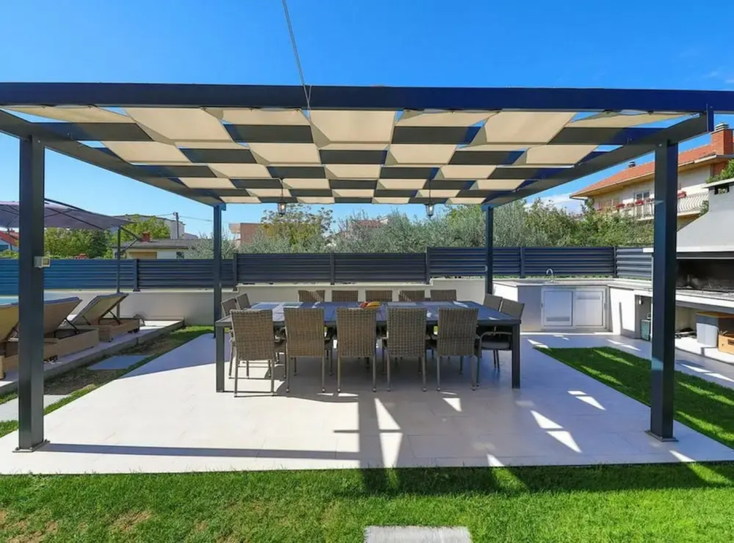 Modern Kastel Villa With Private Pool, Gym, and Large Outdoor Space