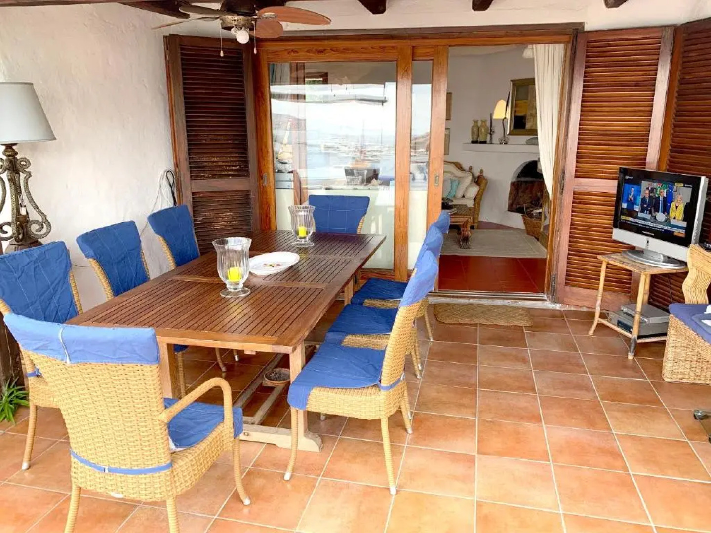 4 bedrooms villa at Porto Rafael 400 m away from the beach with sea view jacuzzi and enclosed garden