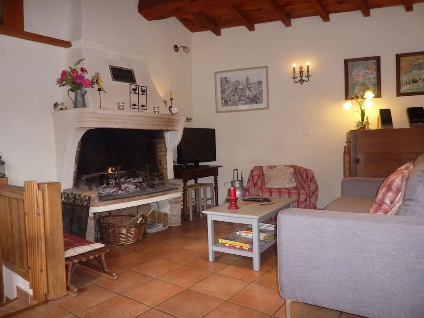 Detached, Authentic Holiday Home With Garden and Mountain Views in France