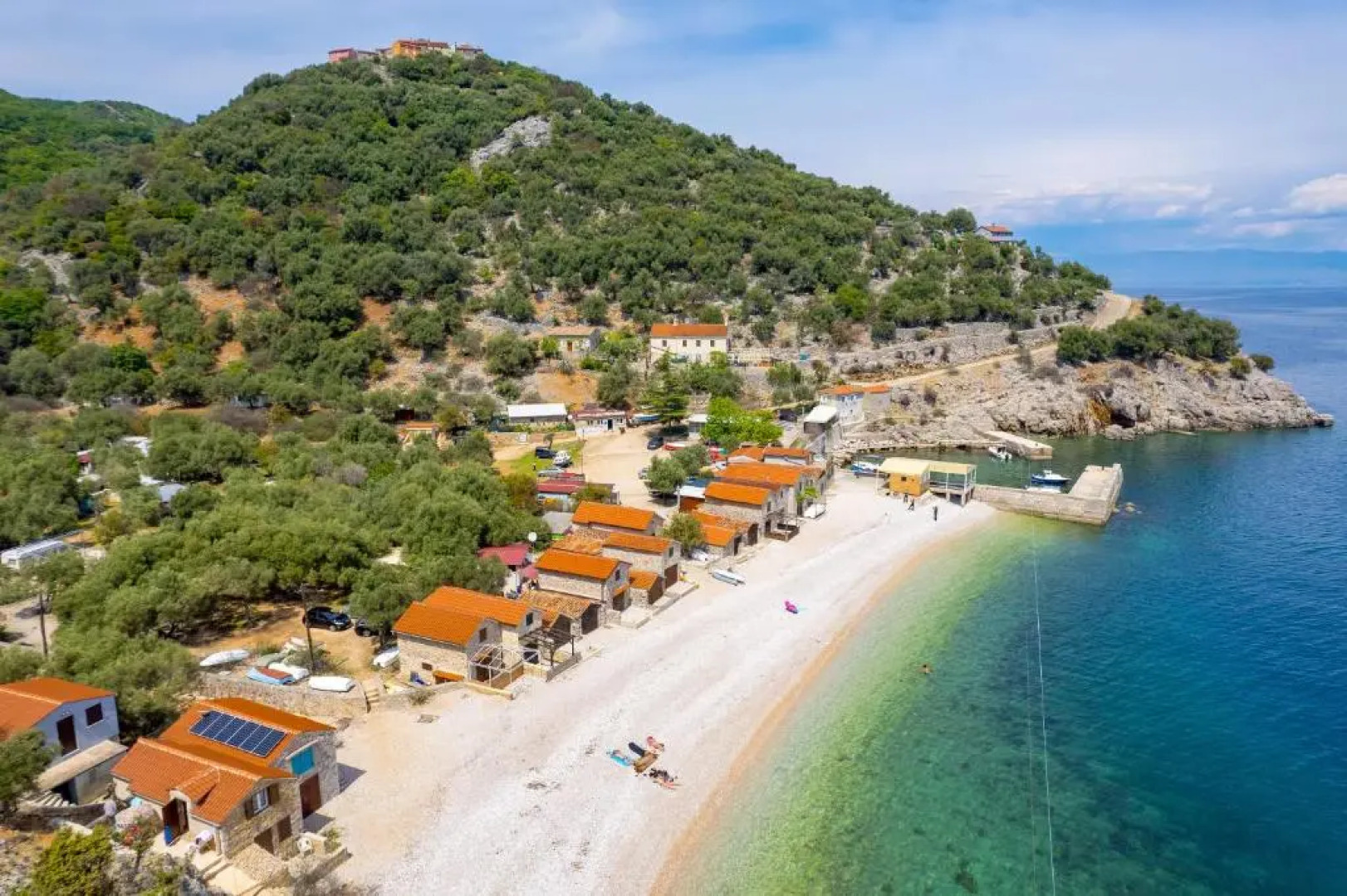 House Bajota with terrace and sea view