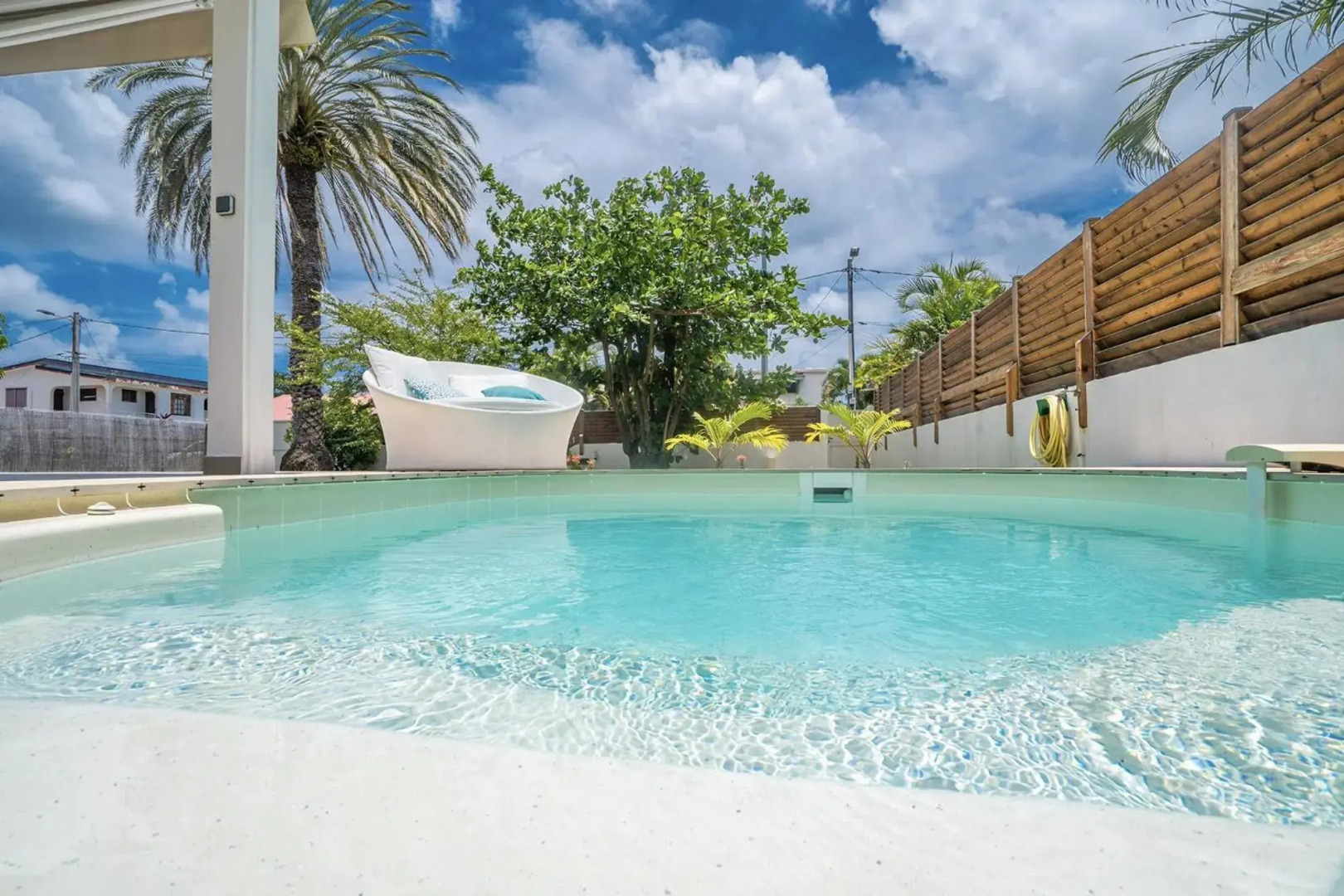 Villa Bel'Amandier : 3ch, bac à punch à 2min à pied de la plage