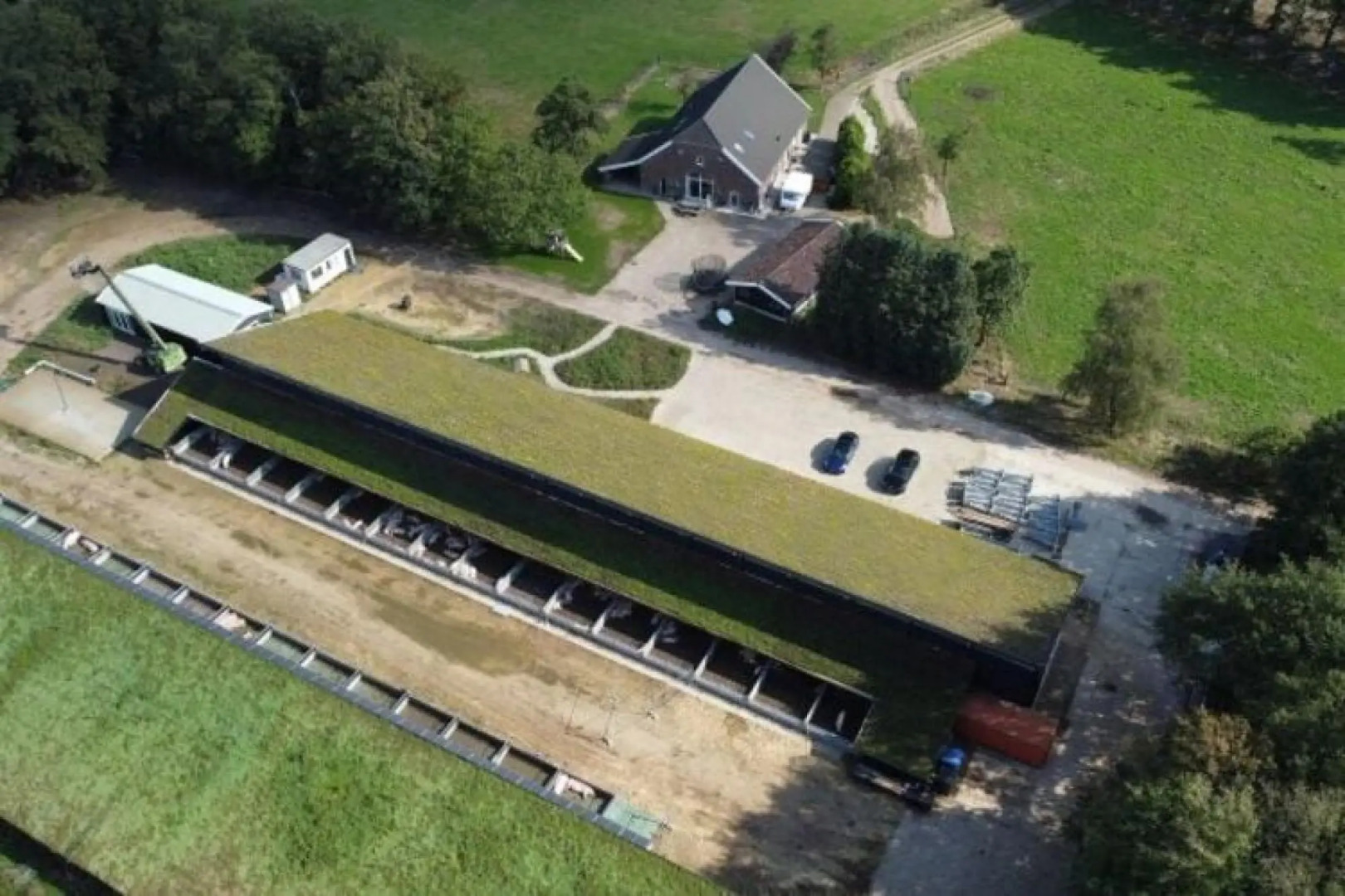 Farmhouse in De Heurne With Animal Farm