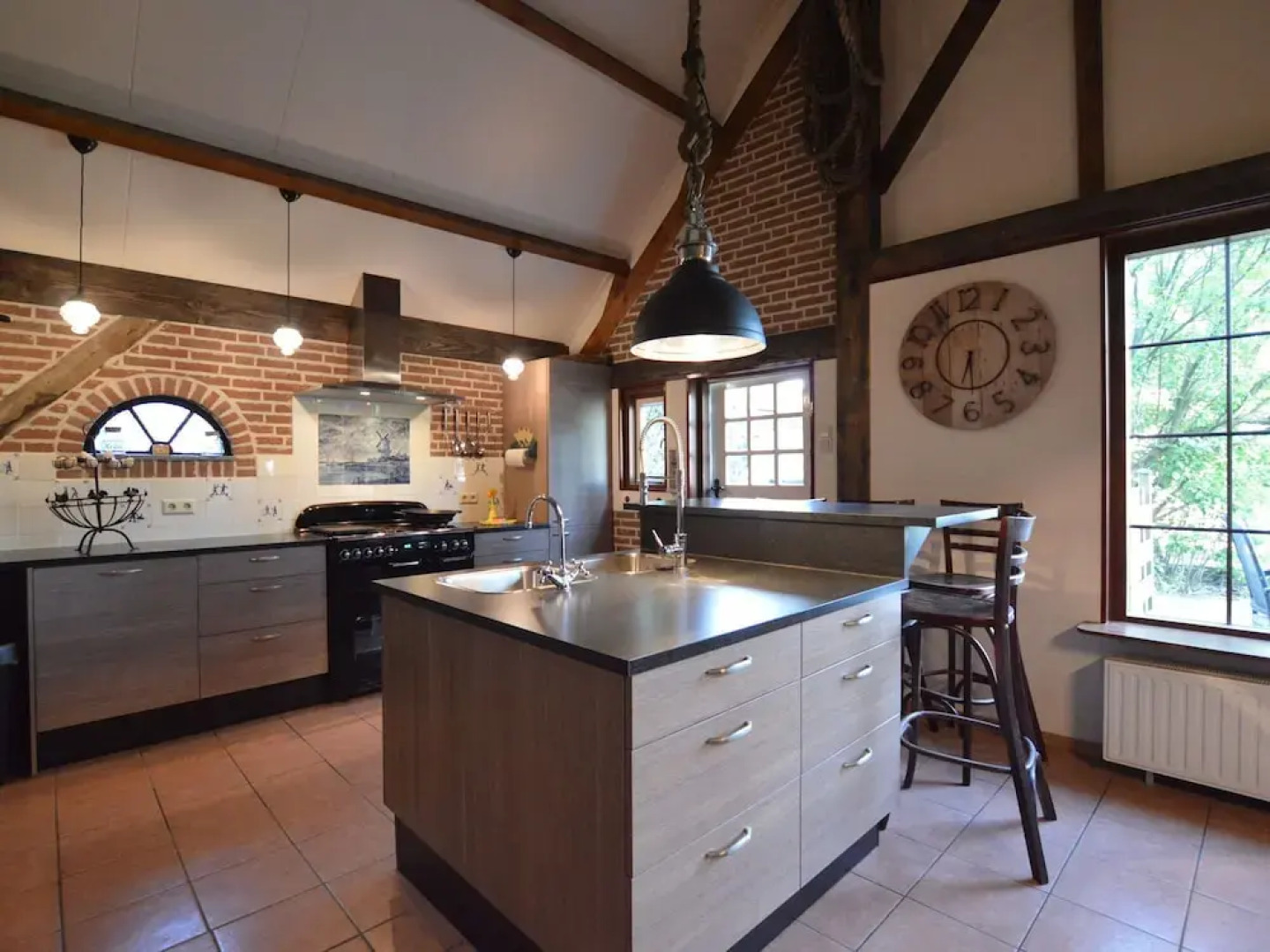 House Situated Peacefully on a Vast Green