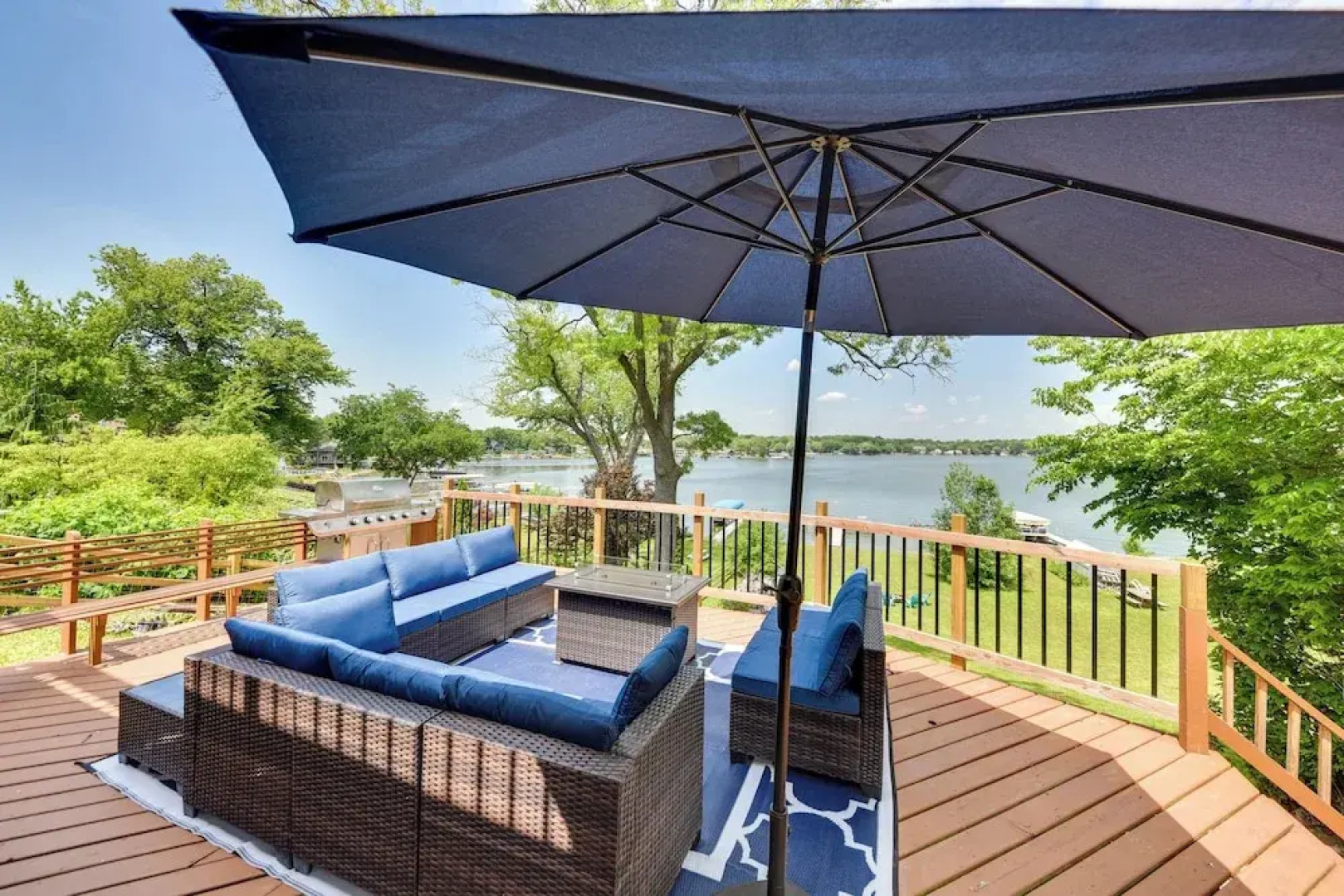 Waterfront Fox Lake Vacation Rental w/ Fire Pit!