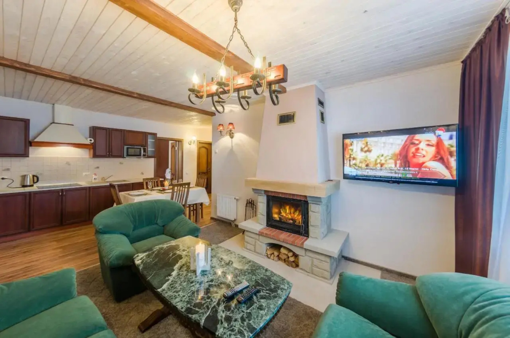 Апартамены VIP 5 каминов