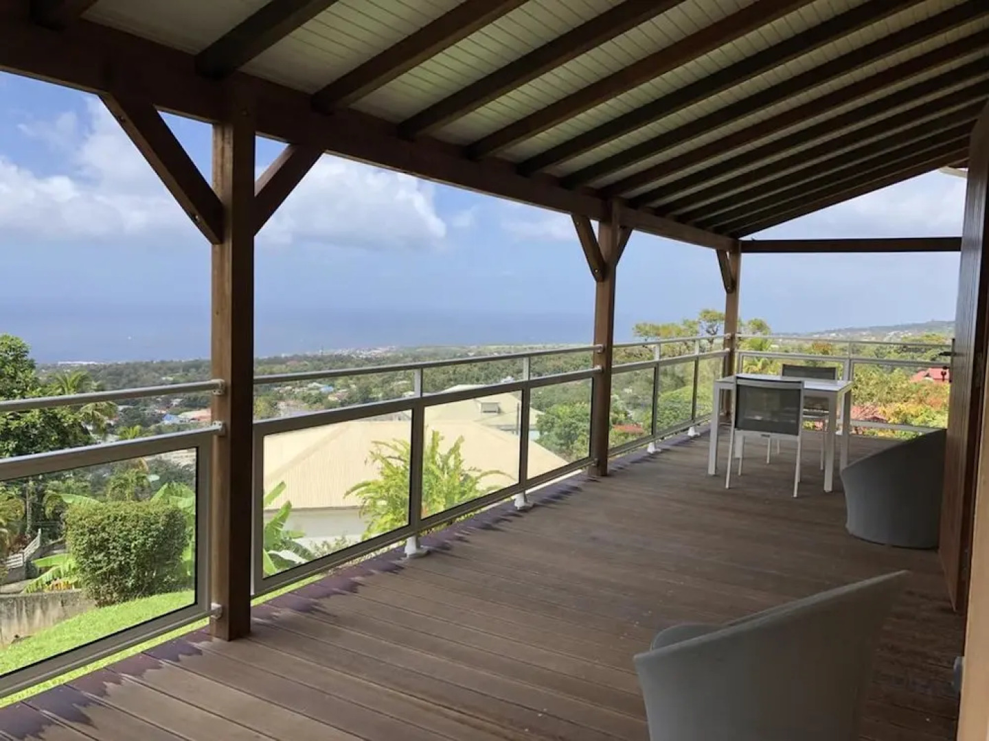 Apartment With 2 Bedrooms in Gourbeyre, With Wonderful sea View, Furnished Terrace and Wifi - 6 km From the Beach