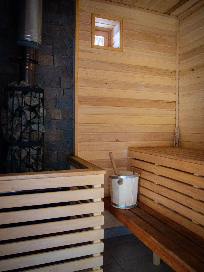 Гостевой дом с видом на озеро и баней