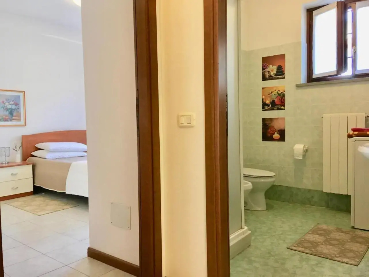 Irina’s house with view on like and swimming pool