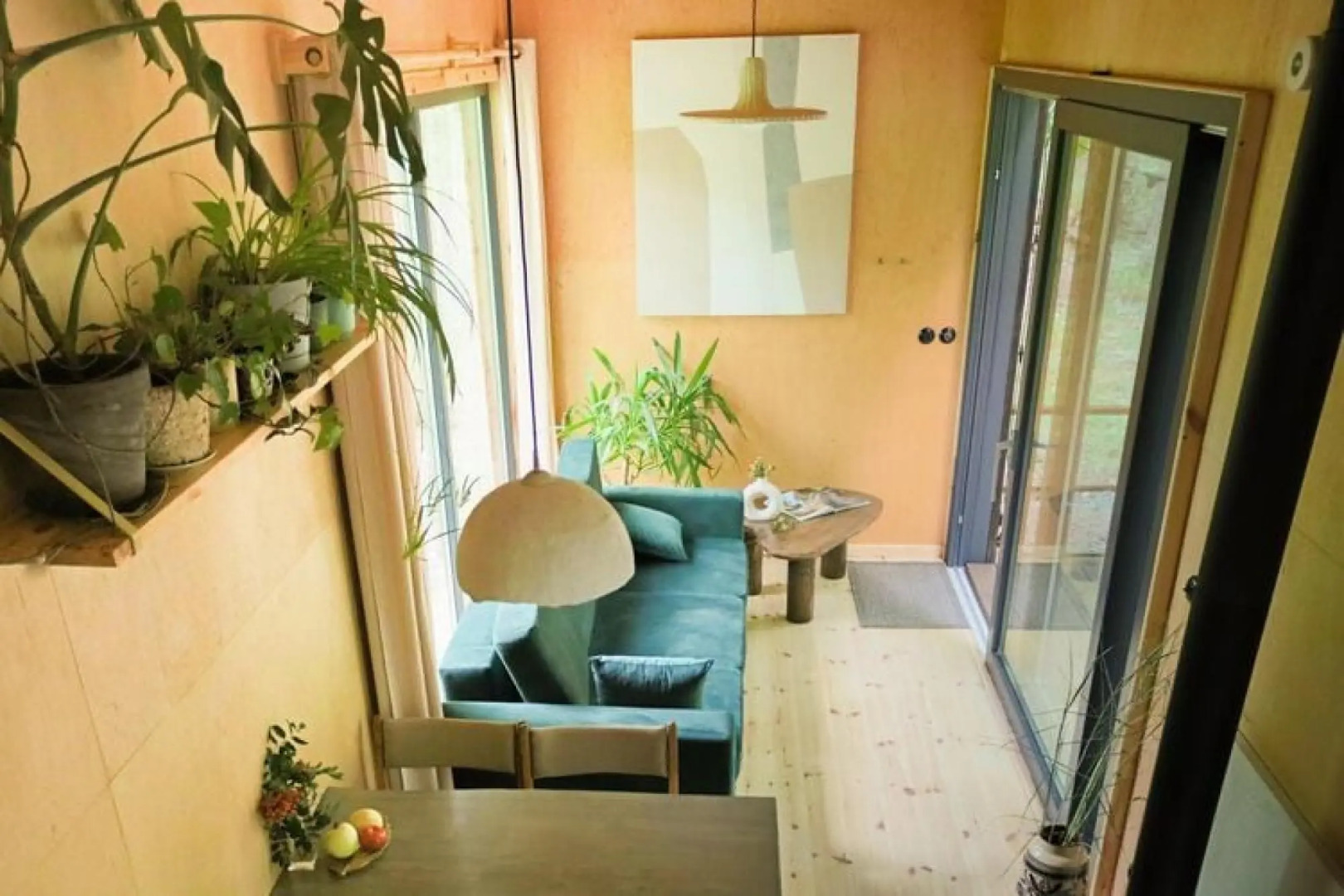 A holiday home in the woods for 4 people.