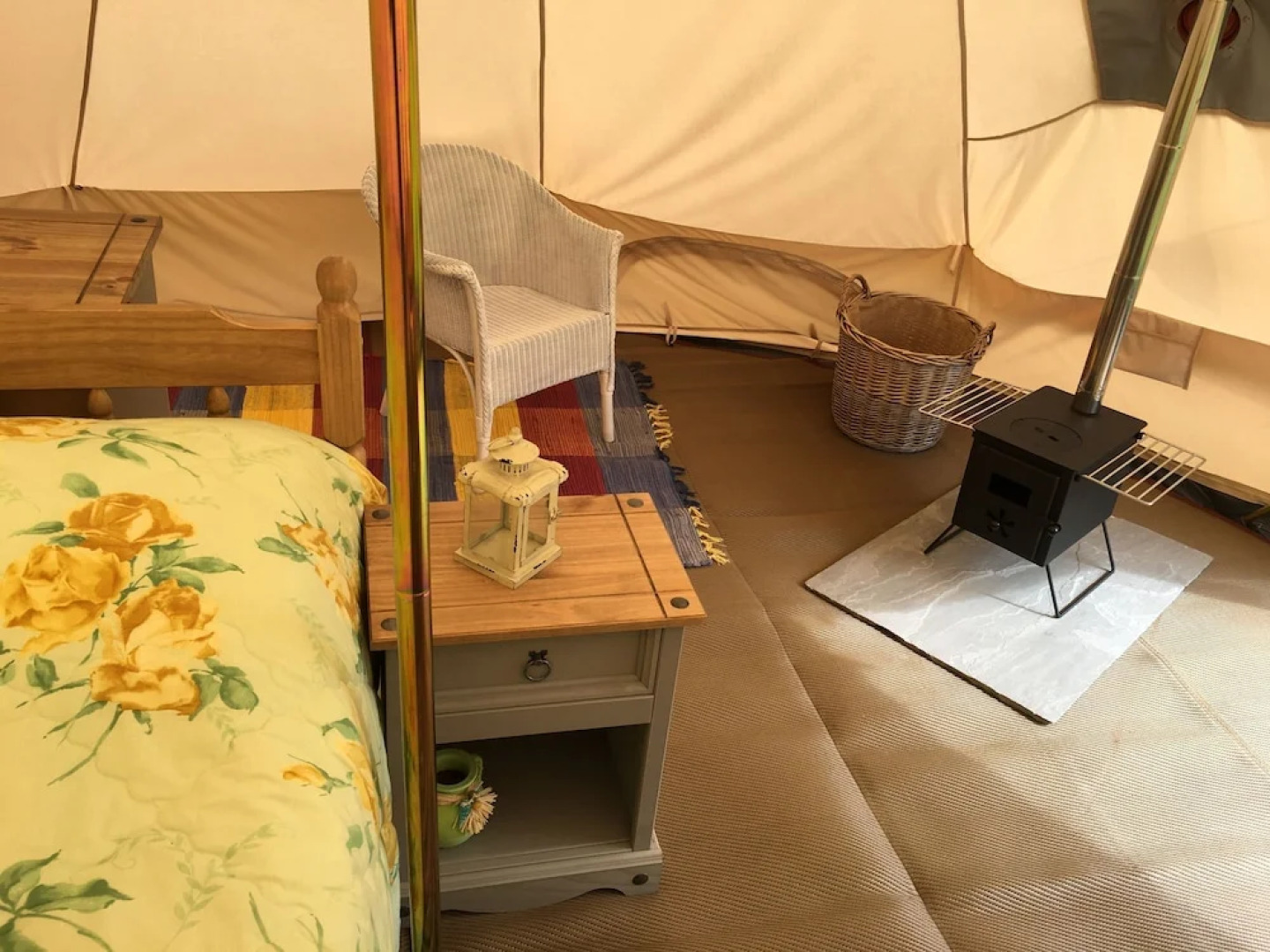 Glamping at The Homestead - Ensuite Bell Tent