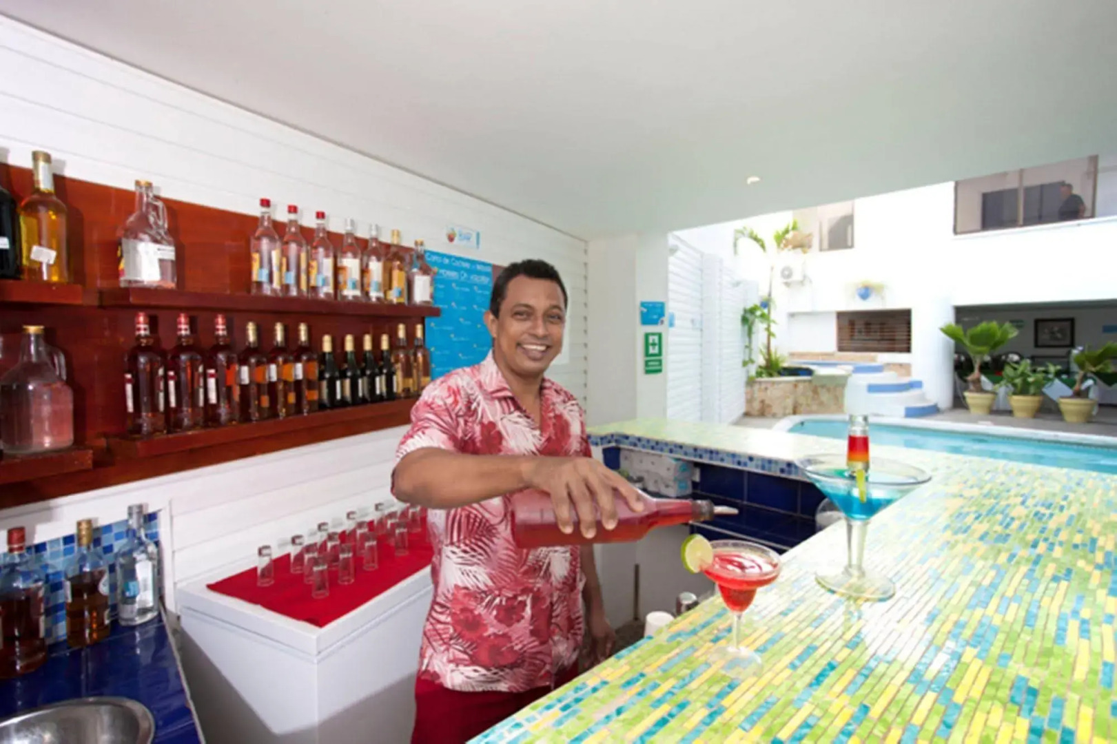 On Vacation Coral Flower