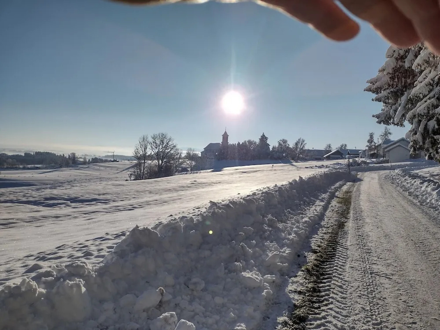 Ruhiges Apartment mit Sauna, Burggen