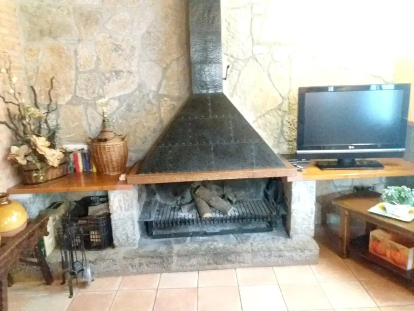 Appealing holiday home in Ogassa with patio