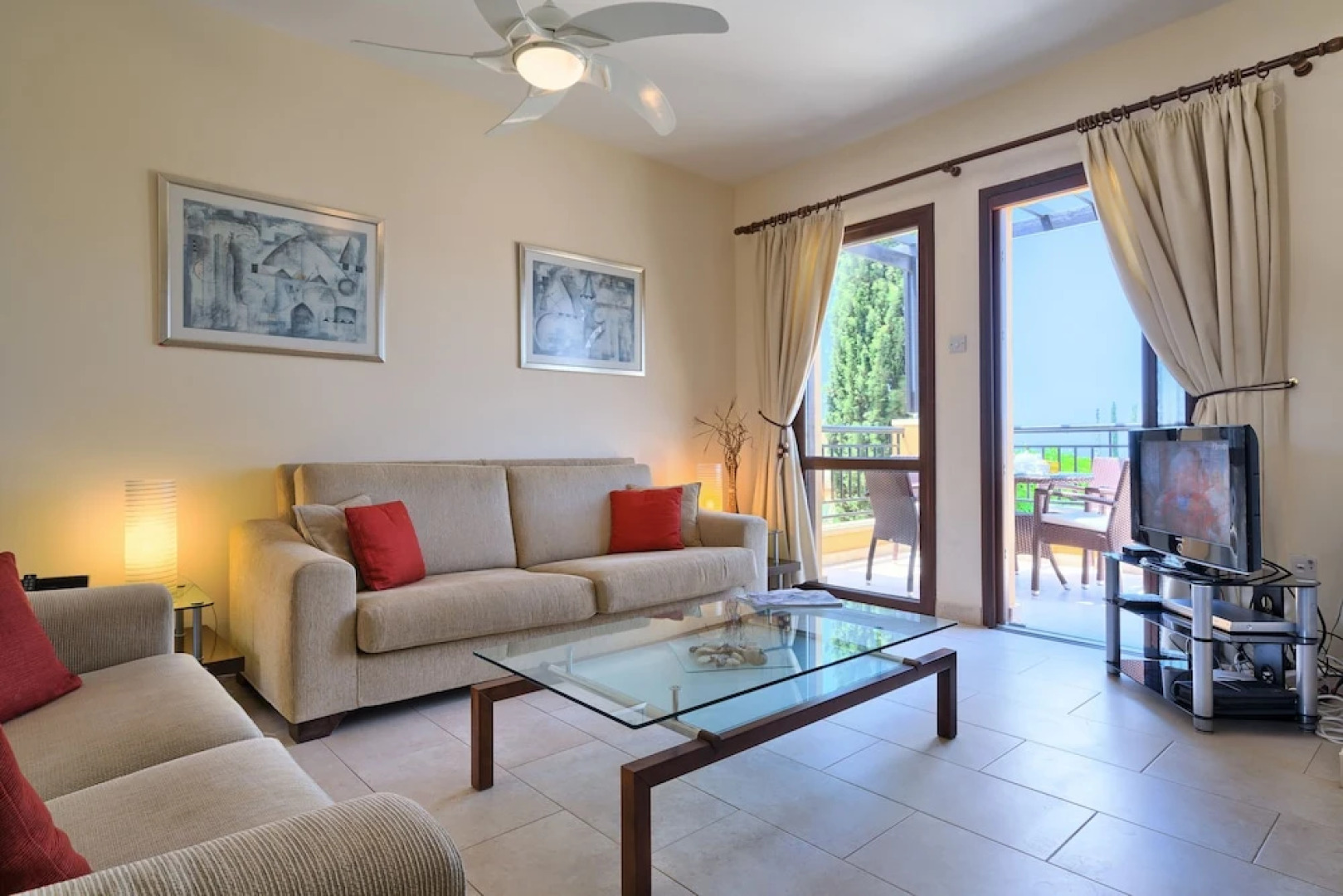 Lovely 2 bedroom apartment 'E11' - with pretty views, communal pool and resort facilities, Orpheus Village on Aphrodite Hills Resort