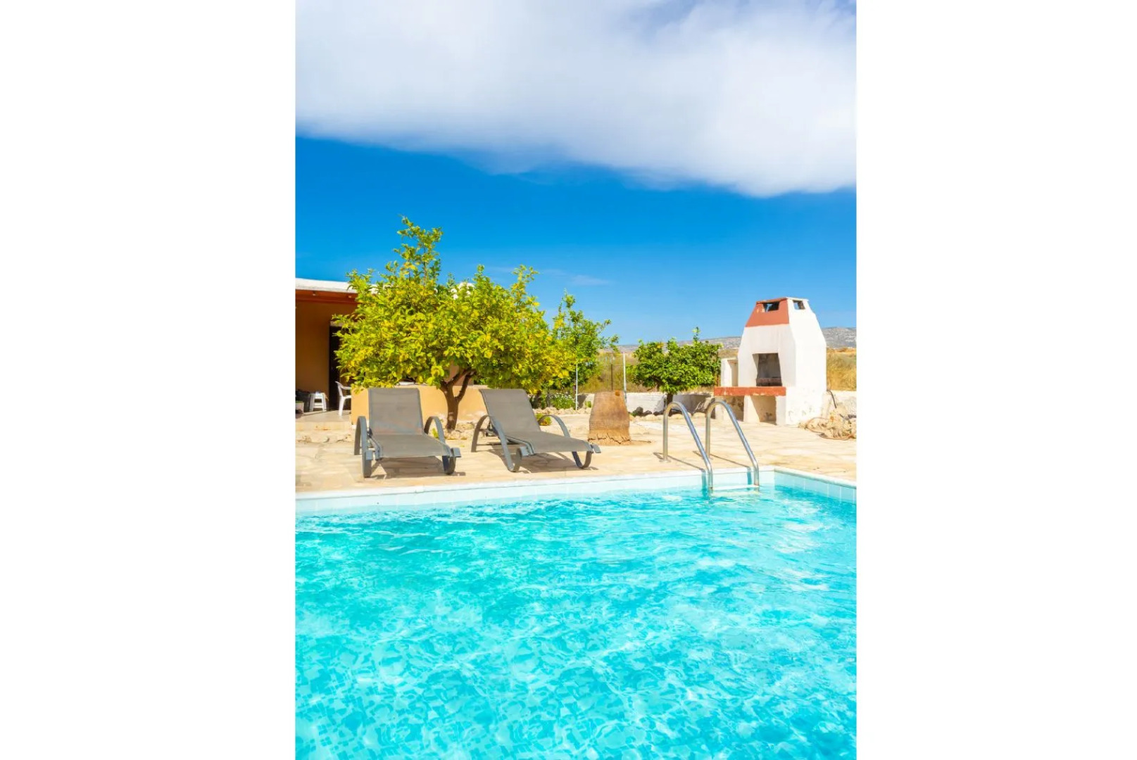 Villa Eleni Large Private Pool Walk to Beach Sea Views A C Wifi Car Not Required Eco-friendly - 1840