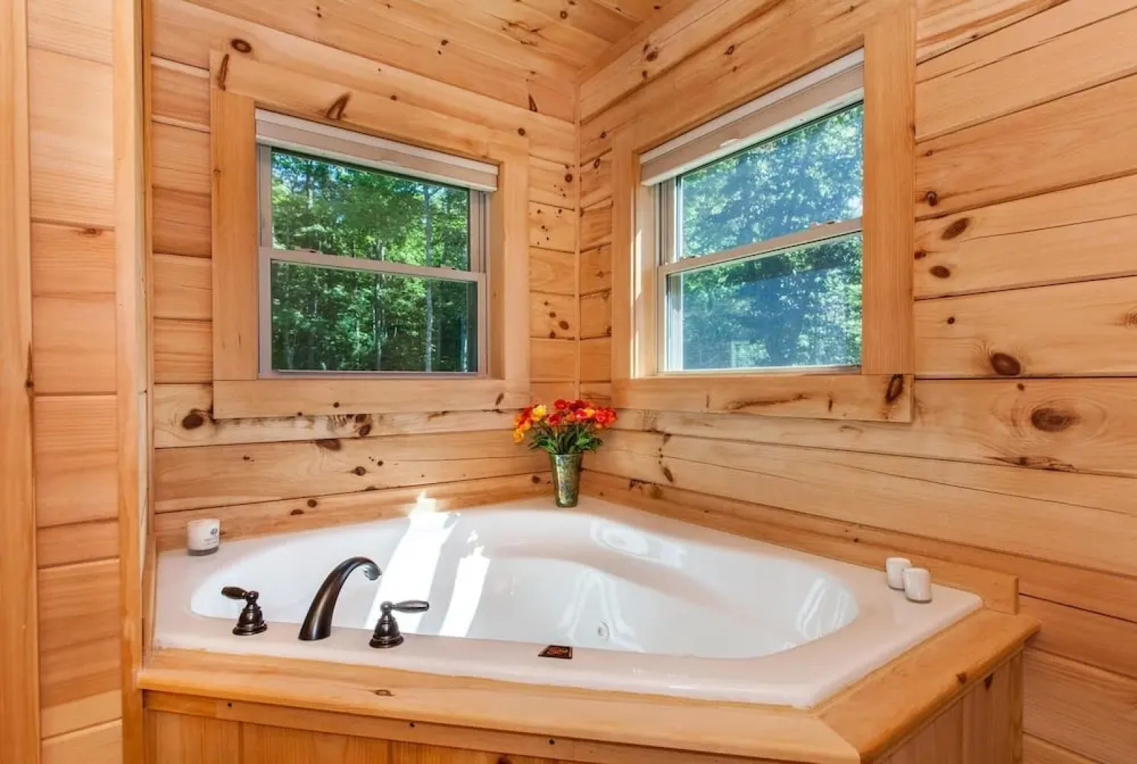 Mountain-view Retreat W/ Hot Tub & Firepit 4 Bedroom Cabin