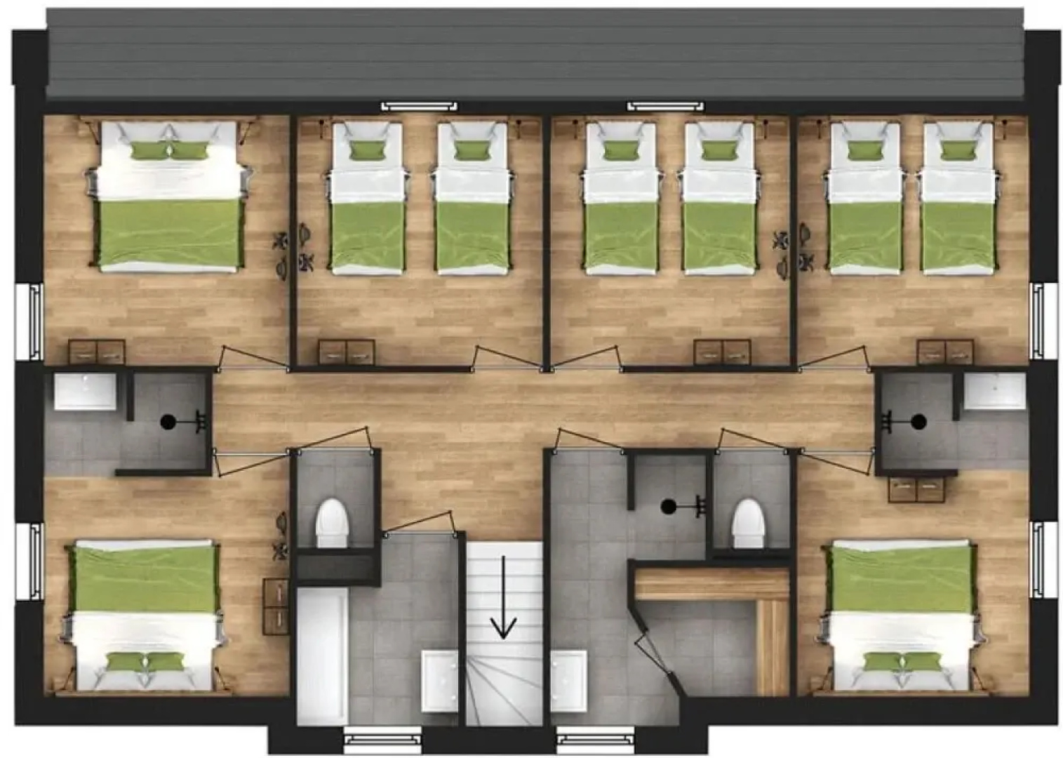 Luxe 16p in Thorn With 8 Bedrooms and 5 Bathrooms