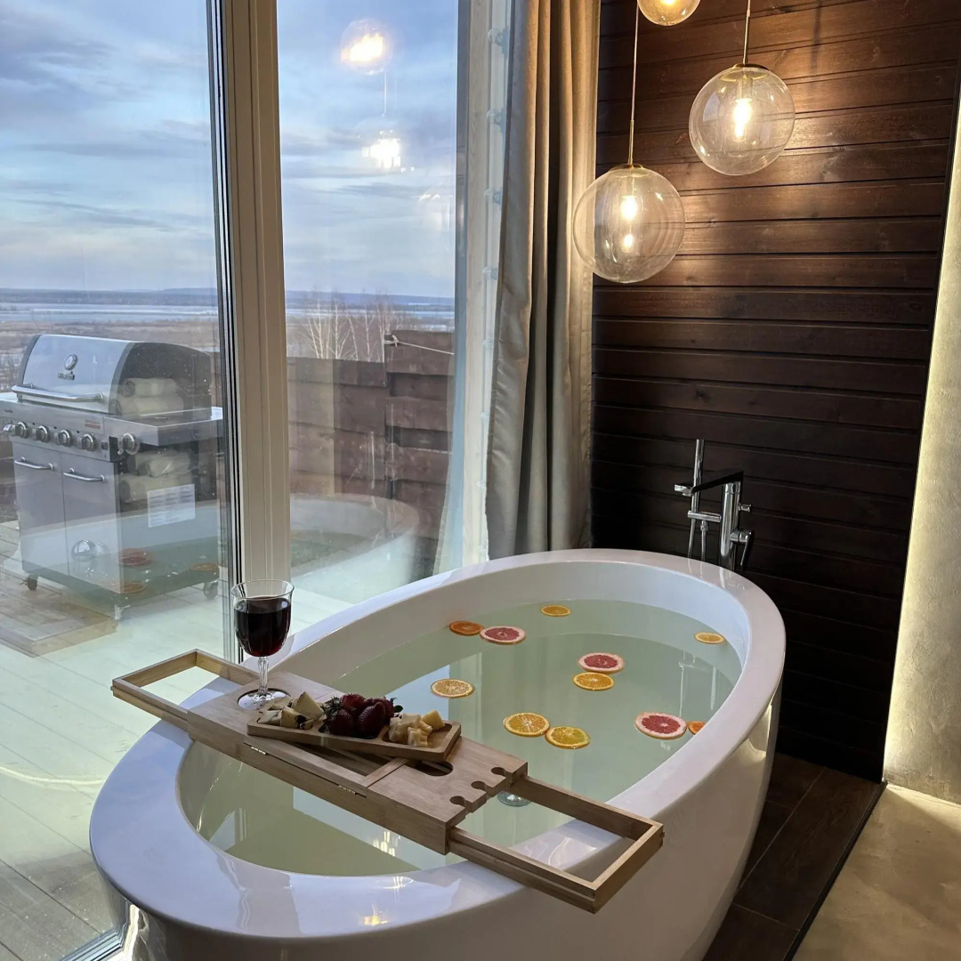 Дом с панорамным видом на Волгу