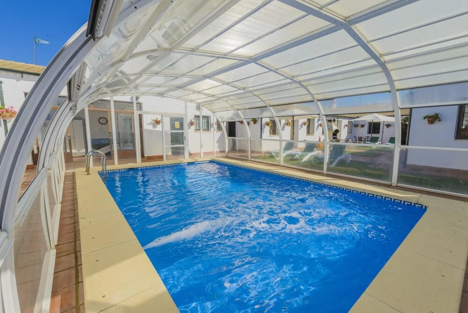 Villa With 10 Bedrooms in Rivero de Posadas, With Indoor Pool and Furn