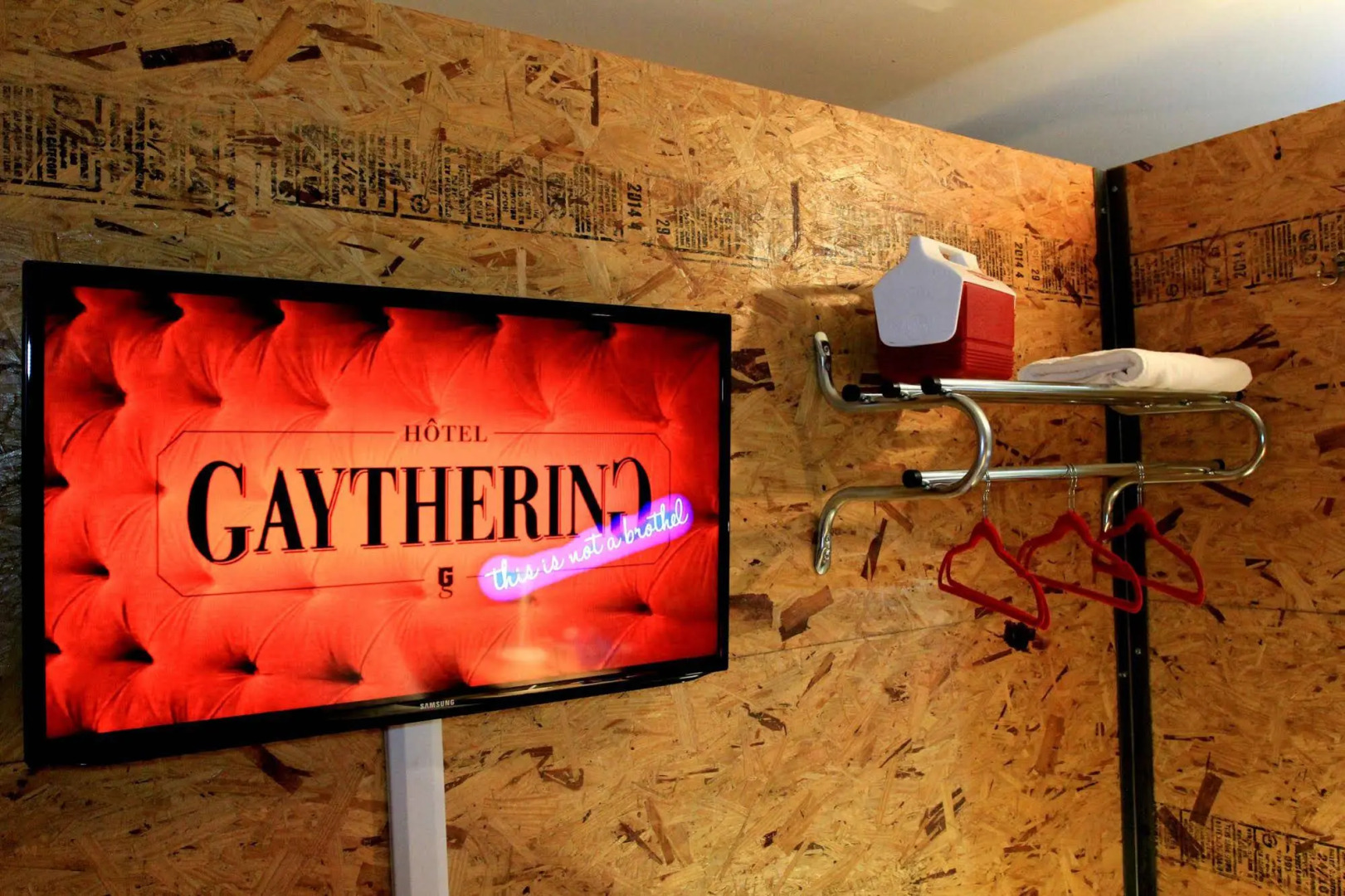 Crates at the Gaythering - Hostel