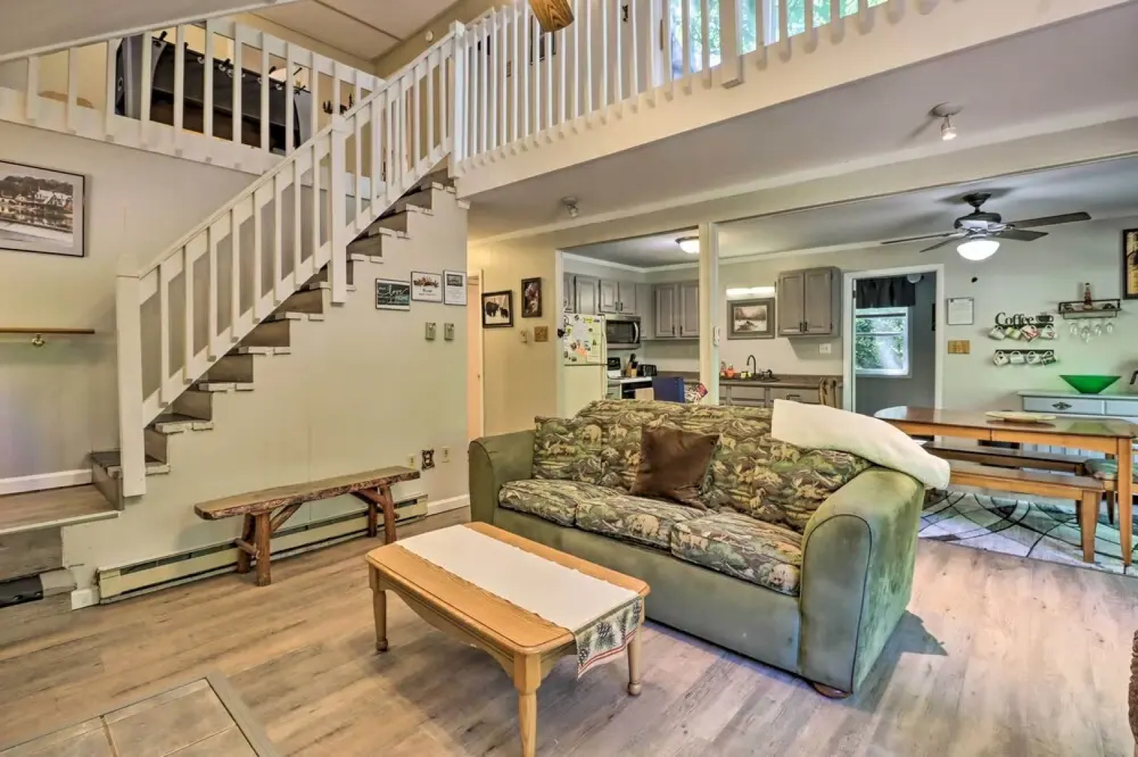 Walk to Lake Harmony: Cabin w/ Fire Pit & Decks!