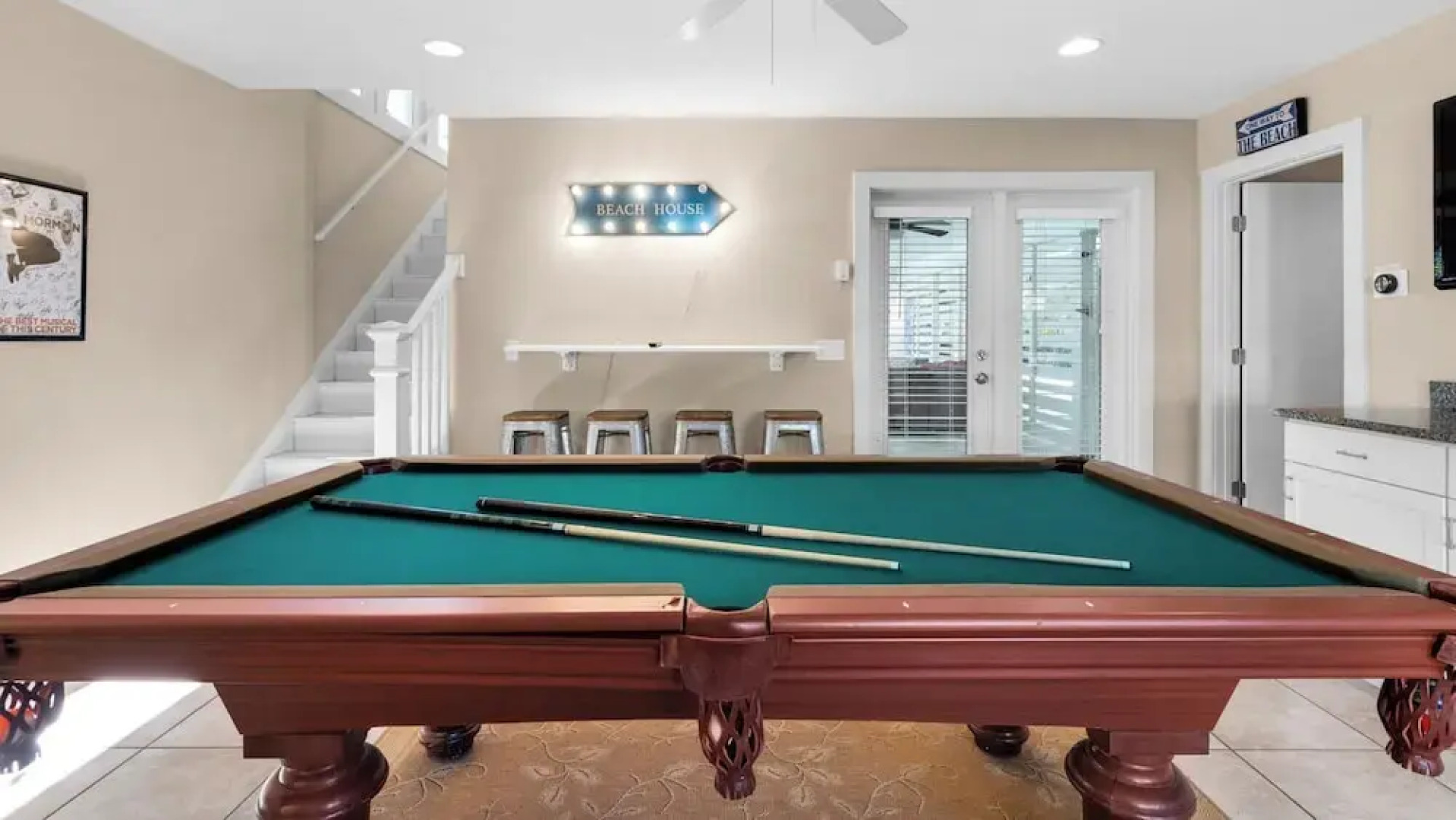 Your Ideal Beach Getaway With Private Pool, Game Room and Close to Beach!