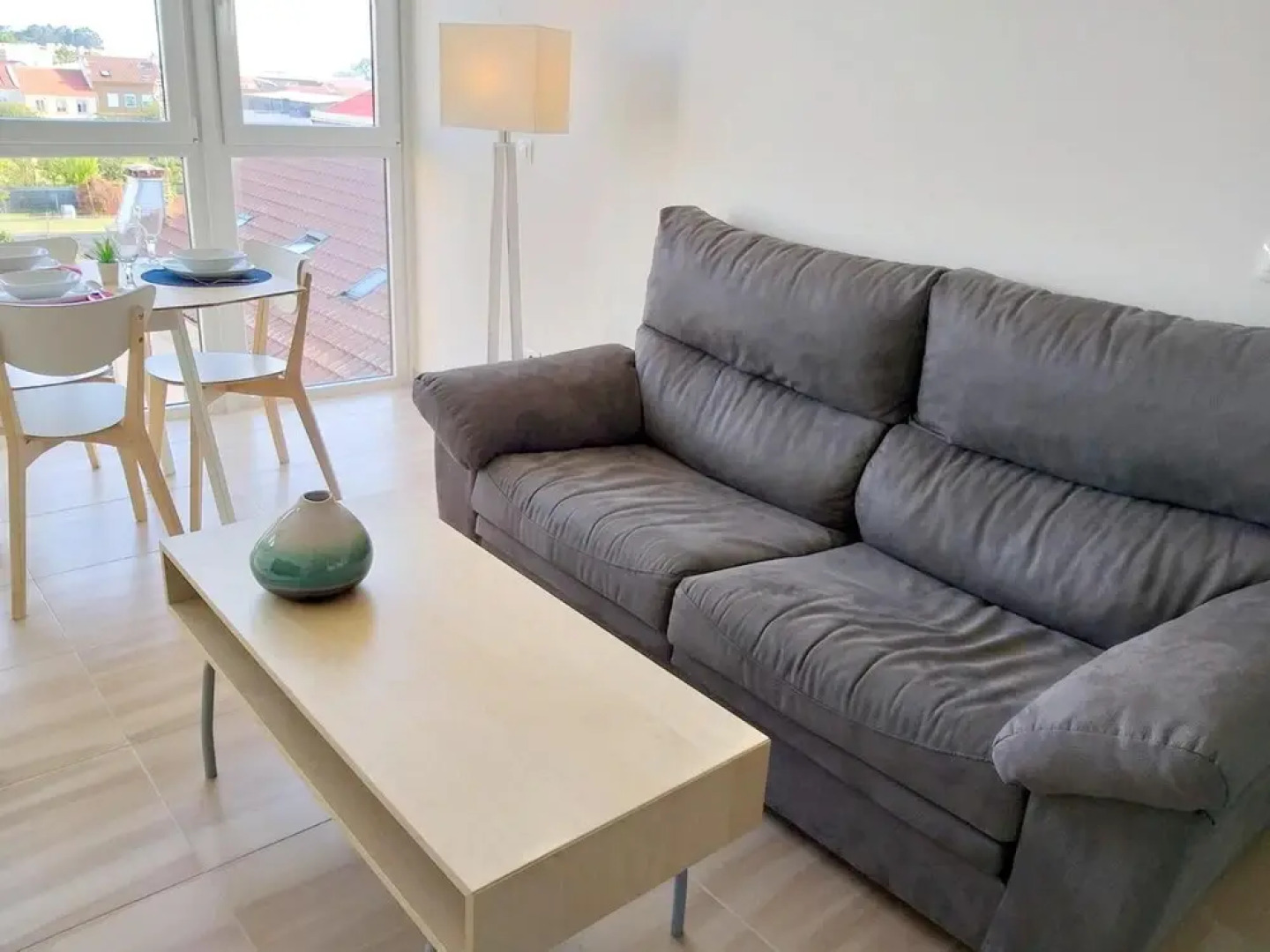 Apartment With 2 Bedrooms in Illa de Arousa, With Wonderful sea View, Furnished Garden and Wifi - 600 m From the Beach