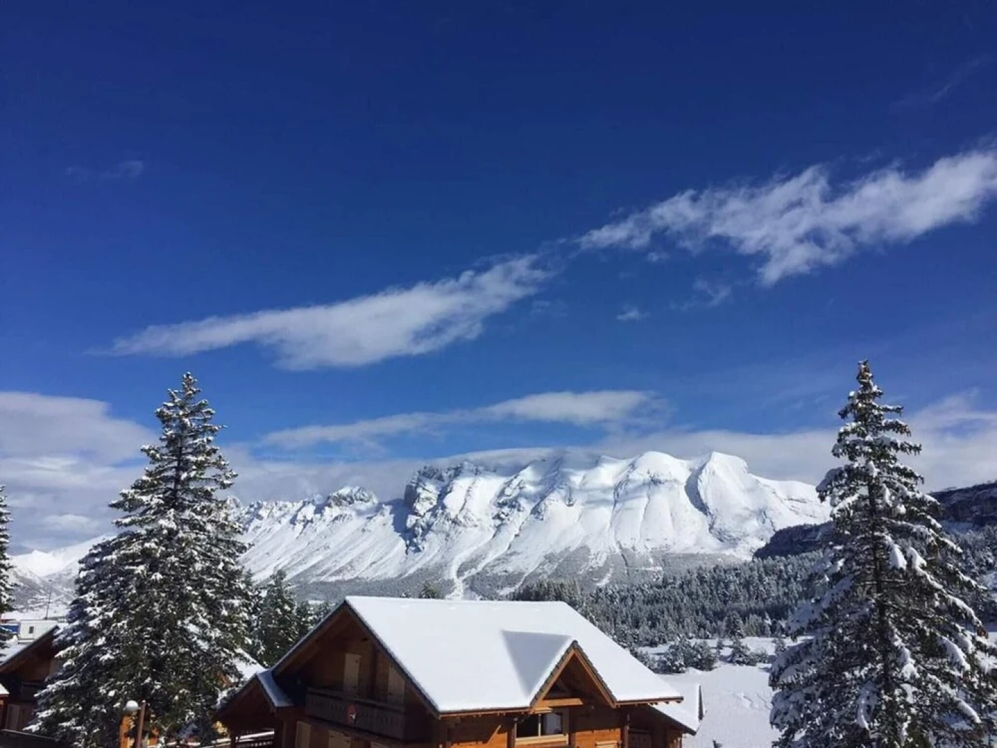 Apartment With one Bedroom in Le Dévoluy, With Wonderful Mountain View and Balcony