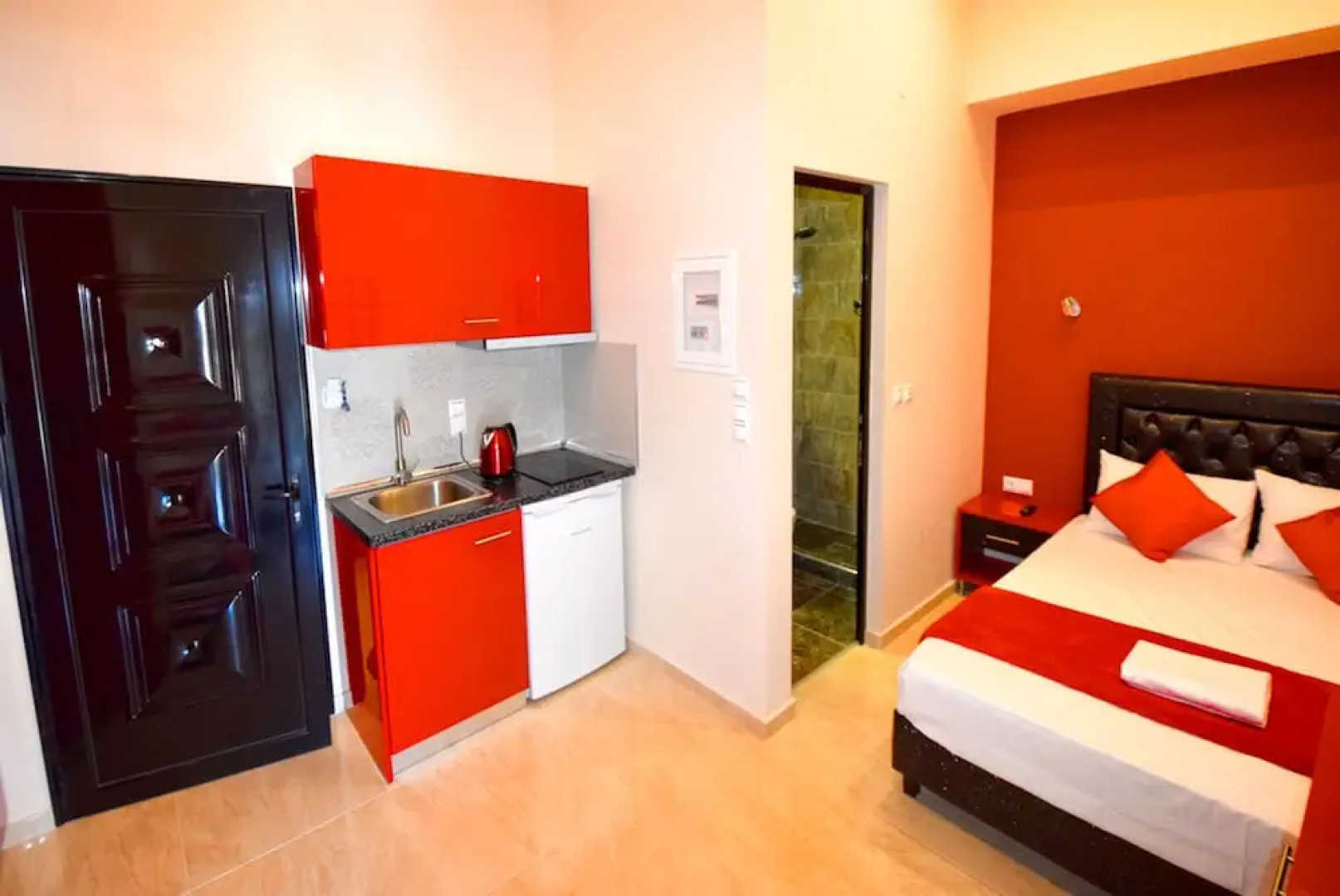 Studio in Paralia, With Wonderful sea View, Furnished Balcony and Wifi