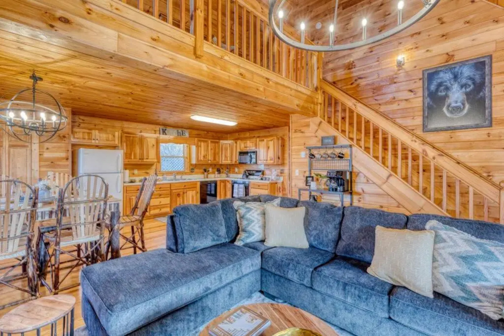 MTN Cabin Sleeps 10 - 5 Mins To Fishing & Camping