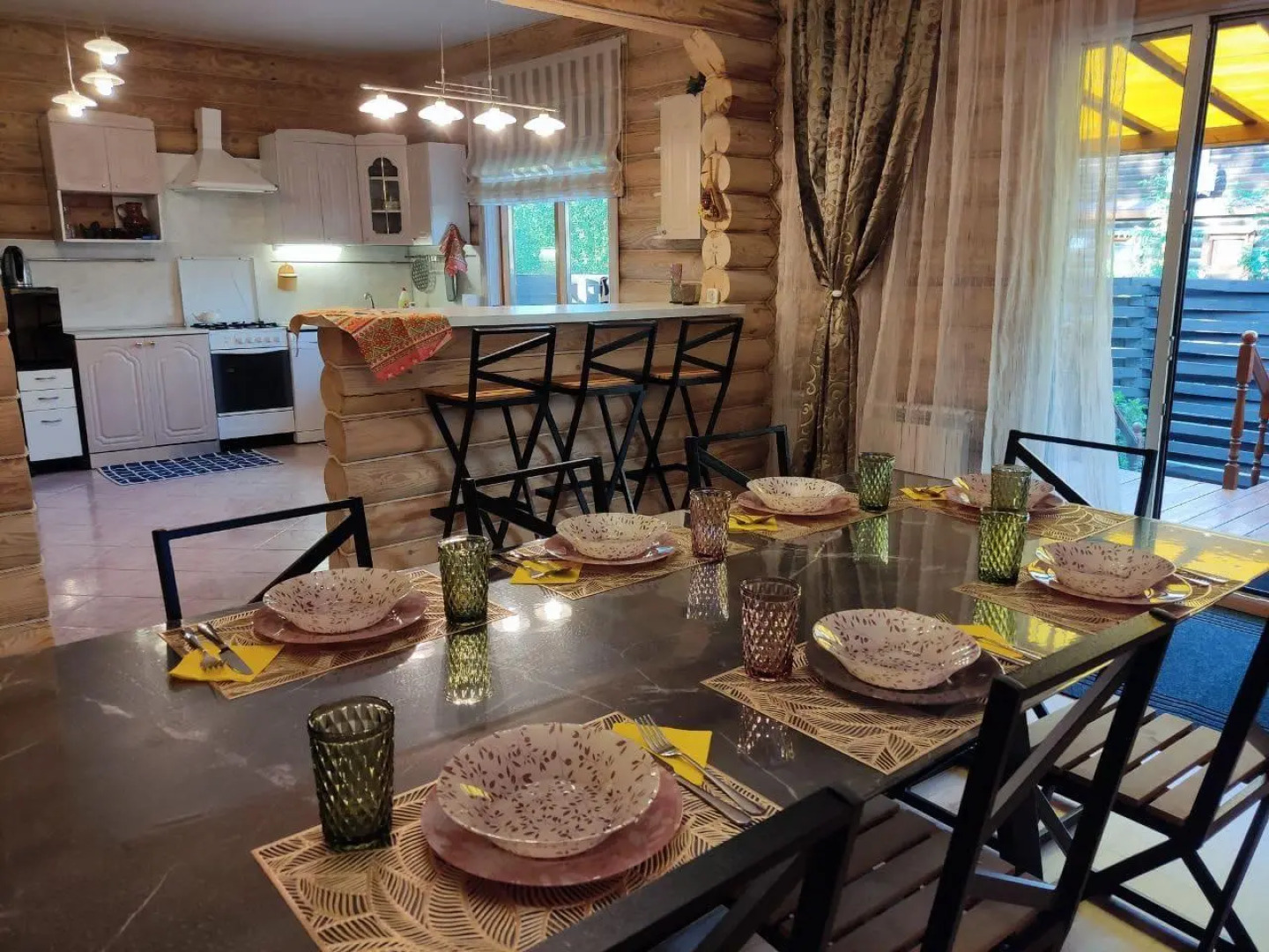 Бревенчатый дом Абзаково