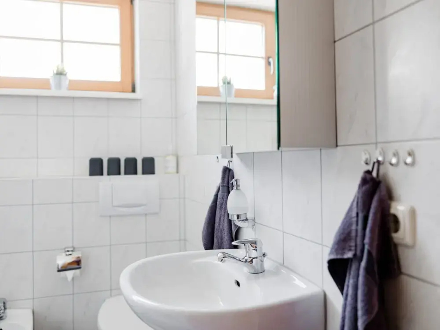 Geraeumiges Ferienhaus mit Sauna