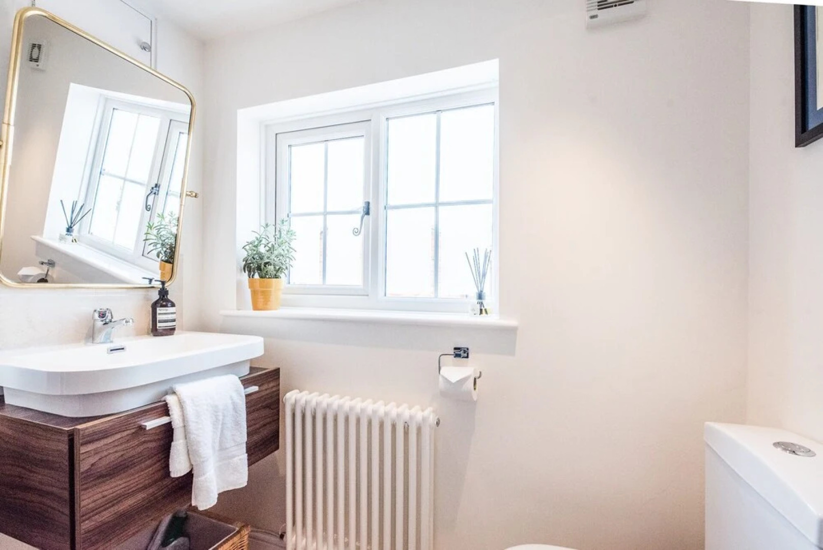 Hall Cottage, Bramfield From Air Manage Suffolk