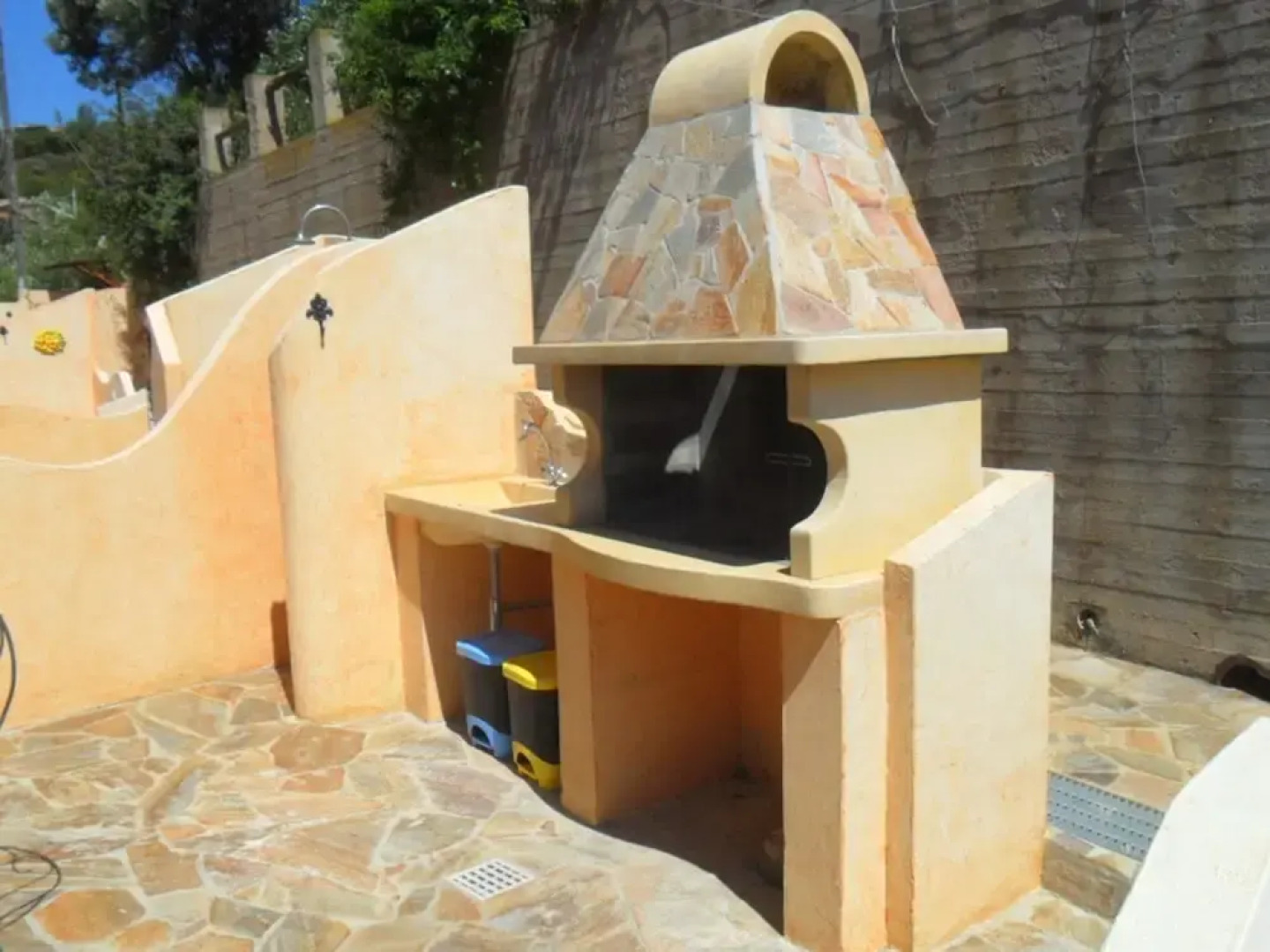 Villa With 3 Bedrooms in Chia, With Wonderful sea View, Furnished Garden and Wifi - 800 m From the Beach