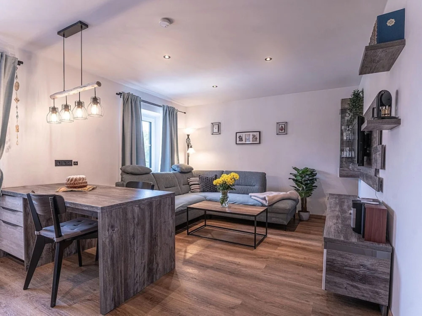 Ferienhaus mit Sauna in Skigebietsnahe