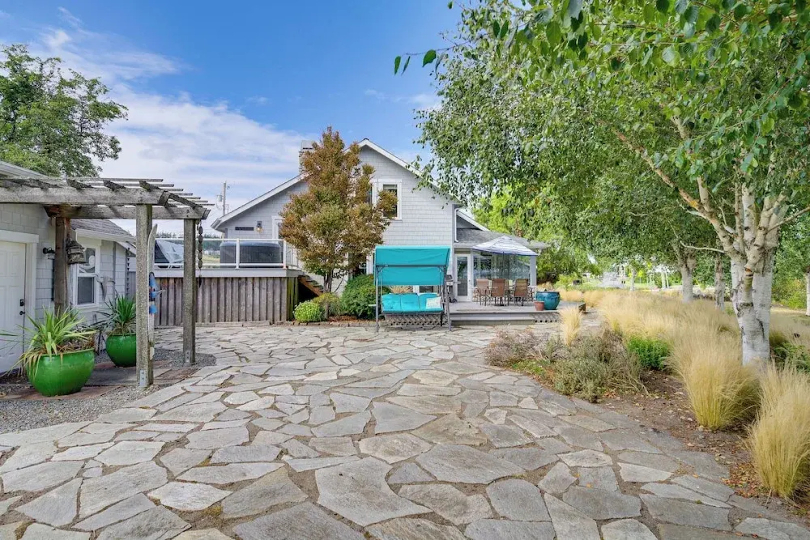 Steps to Beach: Home w/ Hot Tub in Oak Harbor!