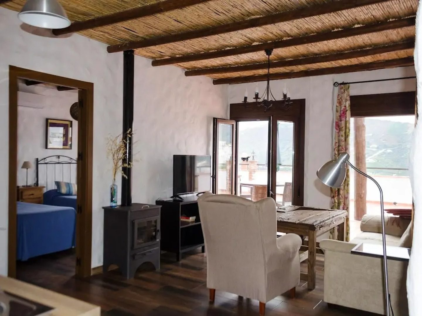 House with 2 Bedrooms in Canillas de Albaida, with Wonderful Sea View, Shared Pool, Terrace - 15 Km From the Beach