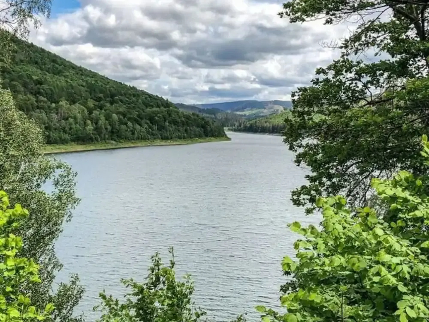 Panoramic View of Lake Harz