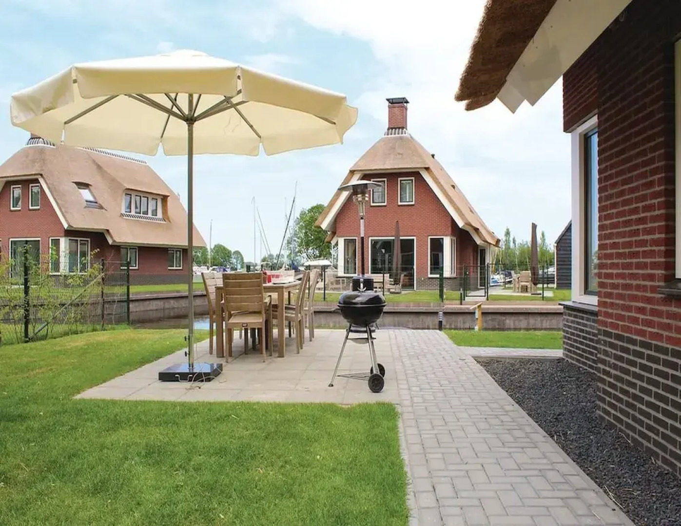 Villa in Friesland With Sauna by Water