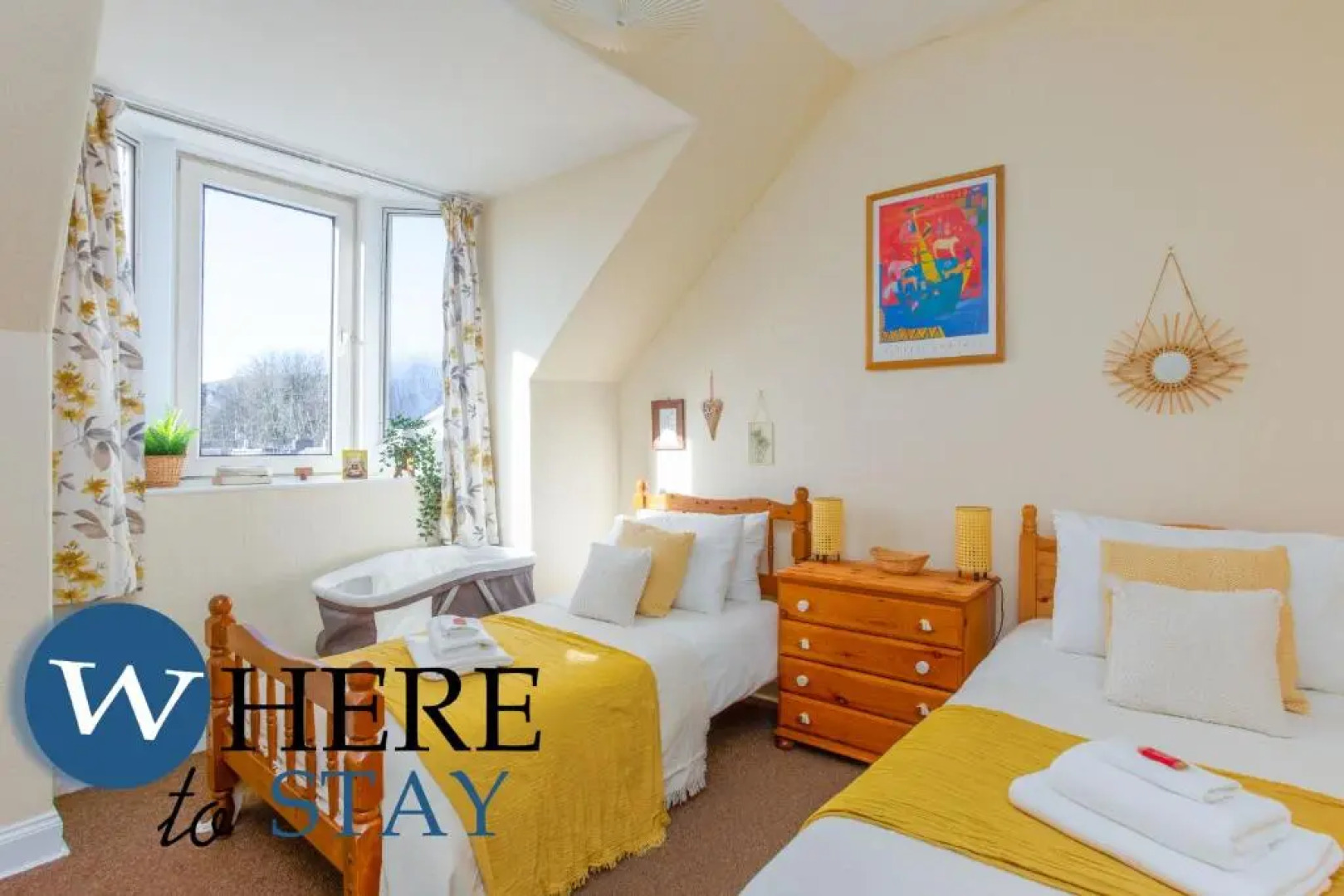 Bright 2bed Apartment in Galashiels City Centre