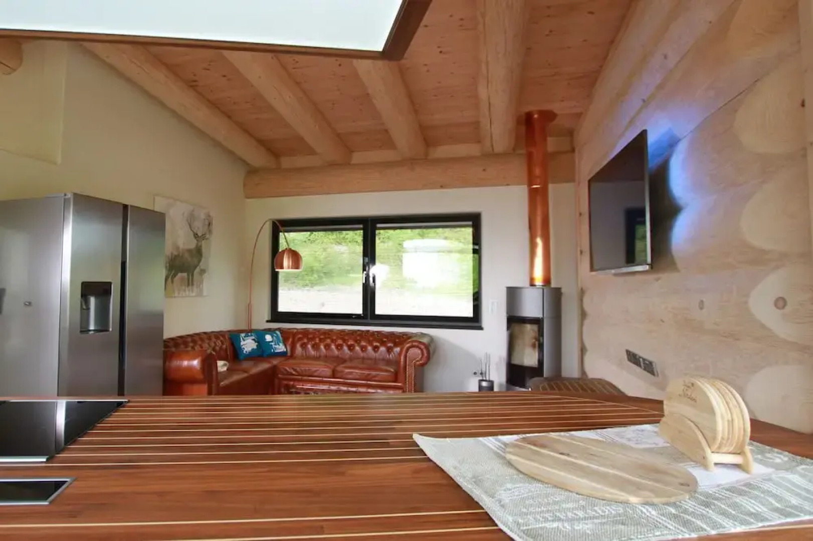 Kanadisches Blockhaus am Plauer See