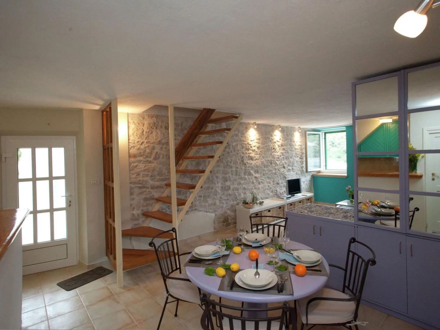 Beautiful Holiday Home on the Island Brac, With the Sea and a Small Beach in Front of the Door