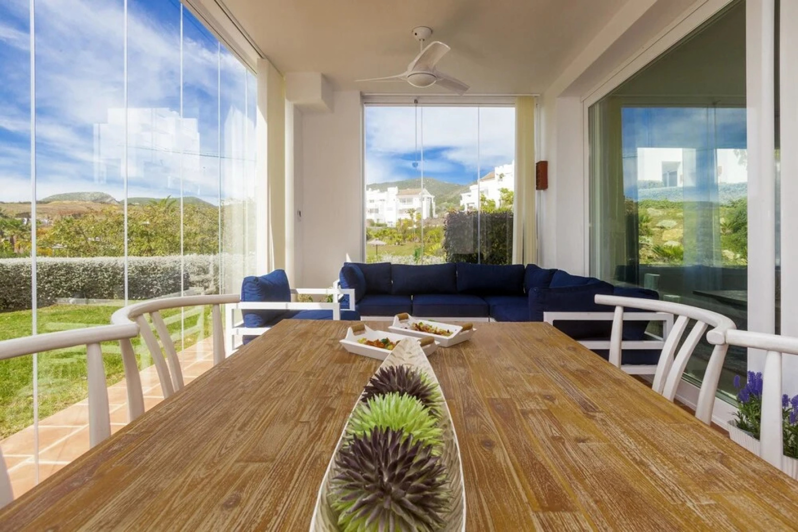 Apartment With 3 Bedrooms in Estepona, With Wonderful Mountain View, Pool Access, Furnished Garden - 5 km From the Beach