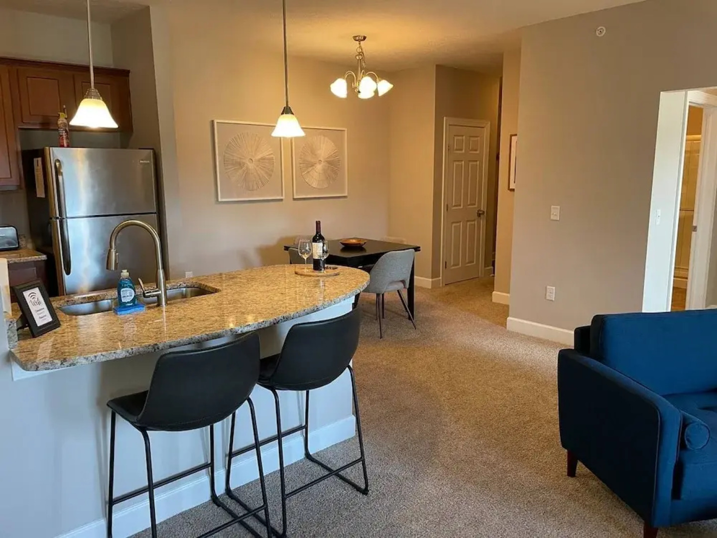 2BR Water Views W D Walkable Pool Gym