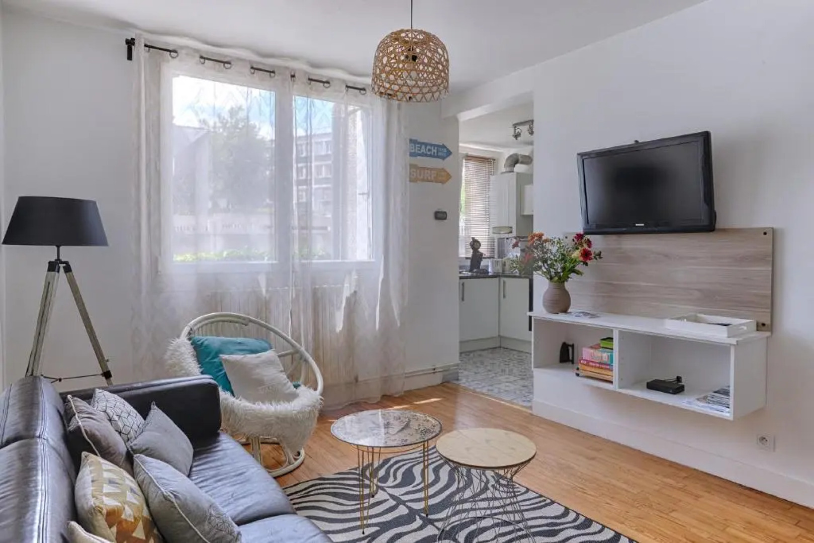 Centre Appt 2 Chambres, Linge, Parking, Wifi