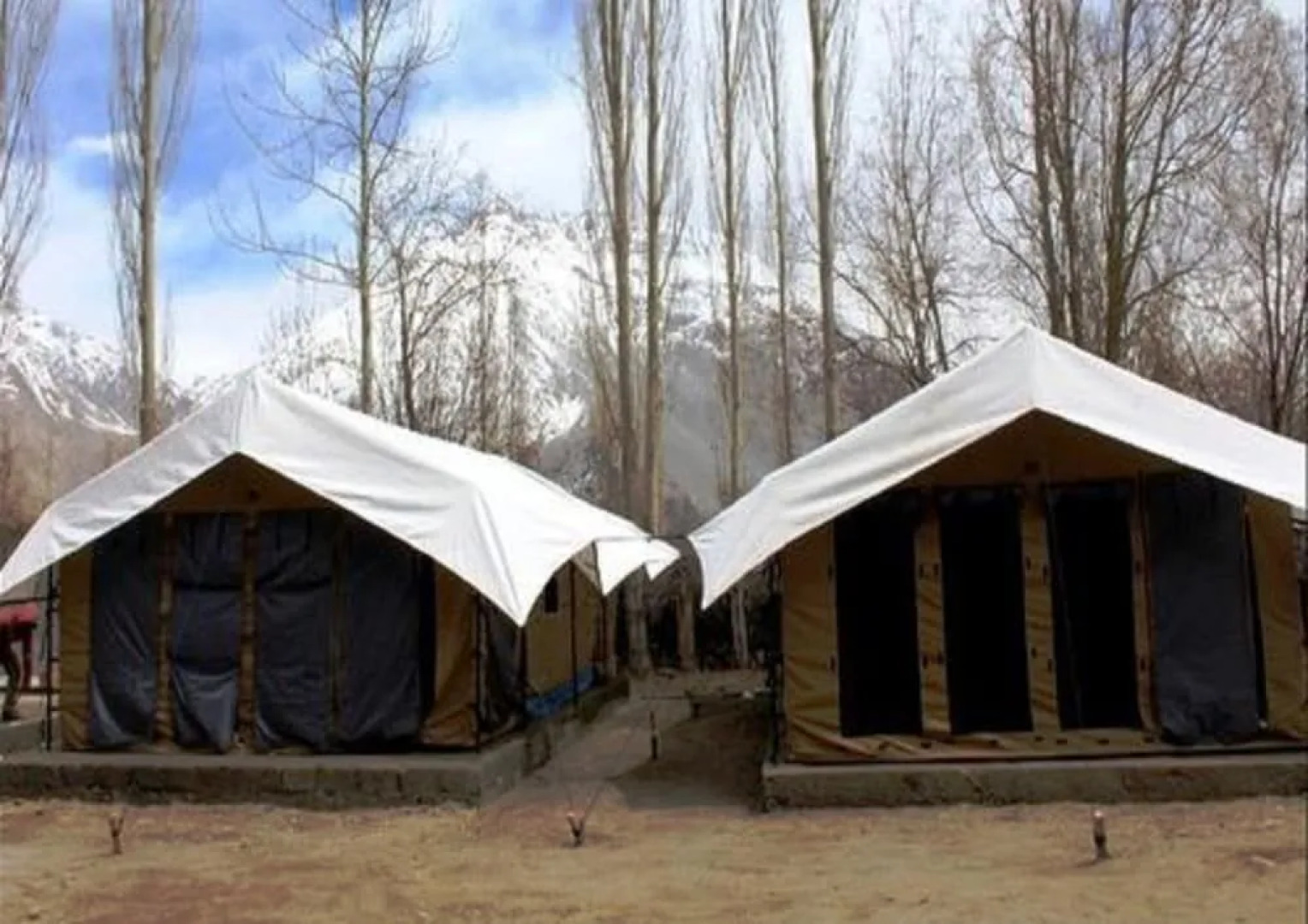 Pangong Escapes Camps